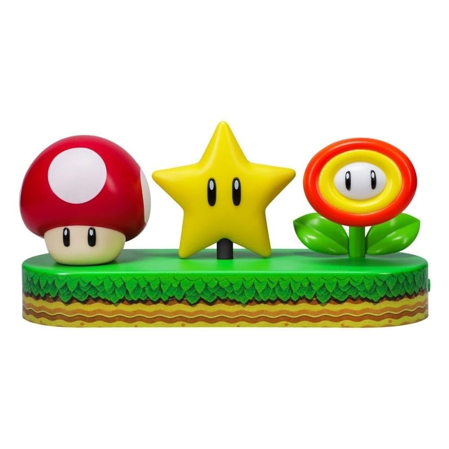 Super Mario Icon Light - Officially Licensed Mario Brothers Free Standing Desk Light, Gaming Room Decor and Merchandise for Boys and Girls, Nightlight Gift Accessory for Bedroom| Paladone