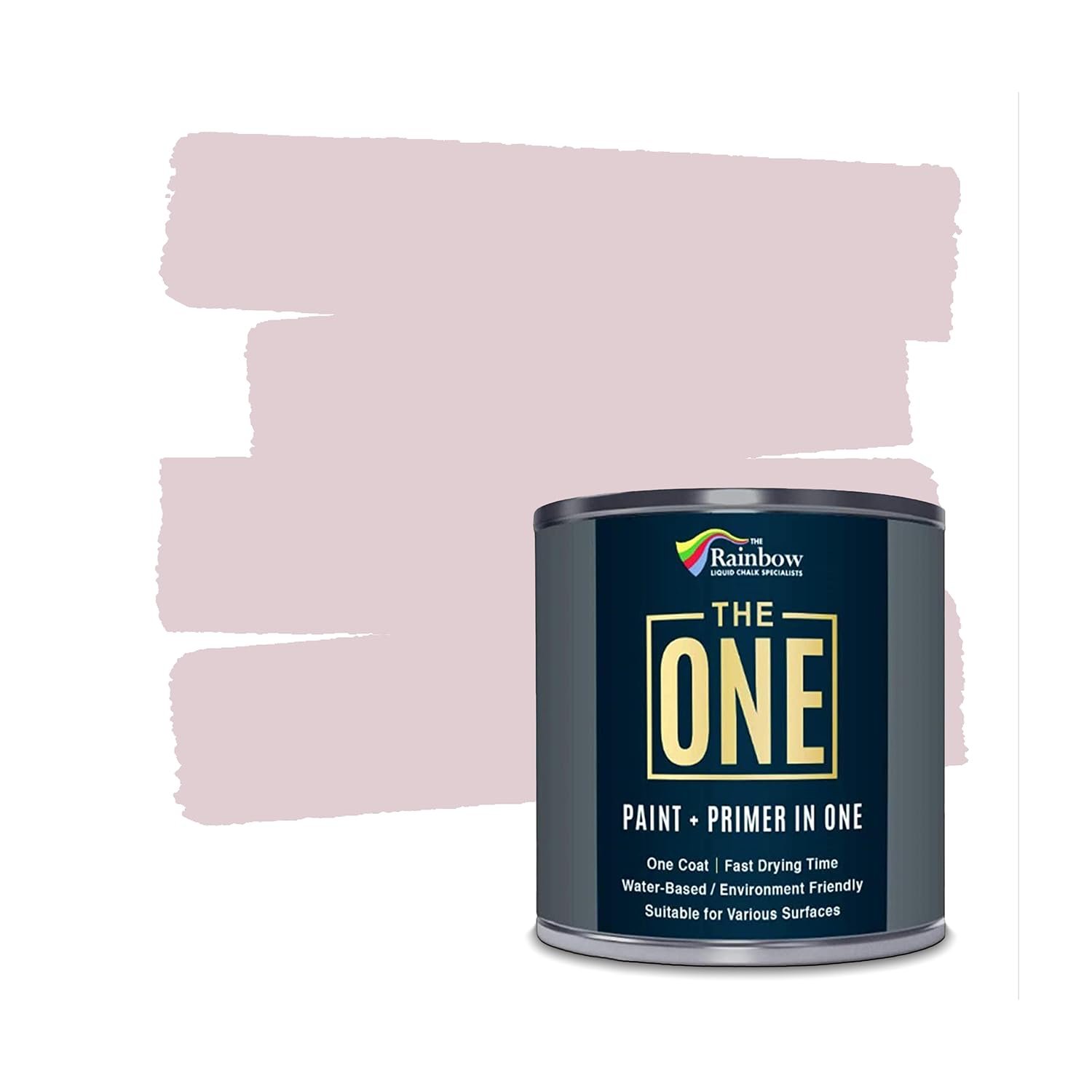 THE ONE All-In-One Paint & Primer - Pink Matt, 2.5 L | Multi-Surface 1 Coat Formula | Easy Indoor & Outdoor Decorating for Home & Garden Walls, Floors & Furniture | Durable, Water-Based & Low VOC