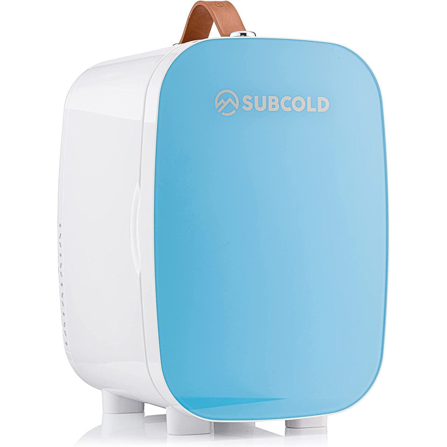 Subcold PRO6 Mini Fridge 6L / 8 Can – Quiet & Energy-Efficient, USB & AC Powered Small Fridges for Bedrooms, Car, Office, Travel | Portable Mini Fridge For Skincare, Beauty, Drinks & Snacks (Blue)