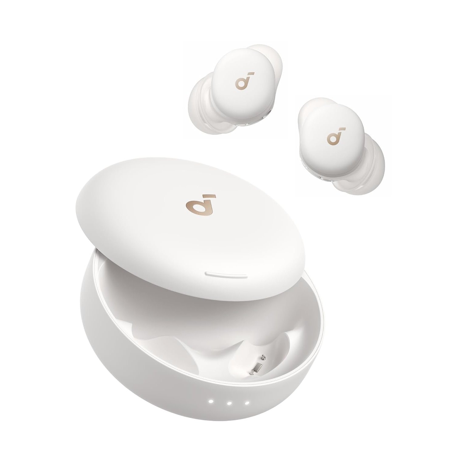 soundcore Sleep A30 by Anker, Sleep Earbuds, Adaptive Snore Masking, Extensive Sleep Audio Library, Comfortable for Side Sleepers, 10H Battery (white)