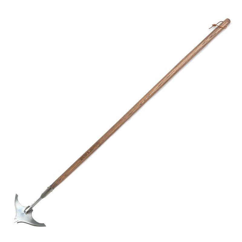 Spear & Jackson 4582LWH Long Handle Wing Hoe – Stainless Steel Precision Weeder for Tight Spaces, Patios & Gravel, Ideal for Cutting Weed Roots Without Damaging Membranes