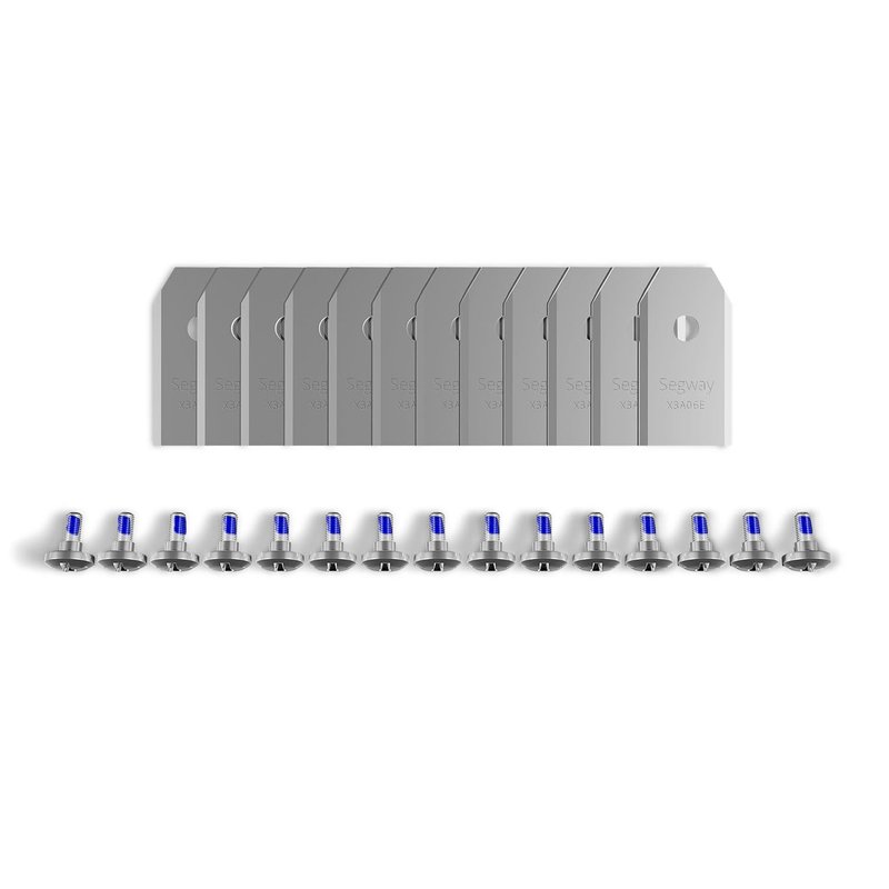 Segway Navimow Replacement Blades Plus (12 pieces), accessory for Navimow i105E, i108E, i205 AWD, i208 AWD, i208 LiDAR, i215 LiDAR, i220 LiDAR robotic lawn mower