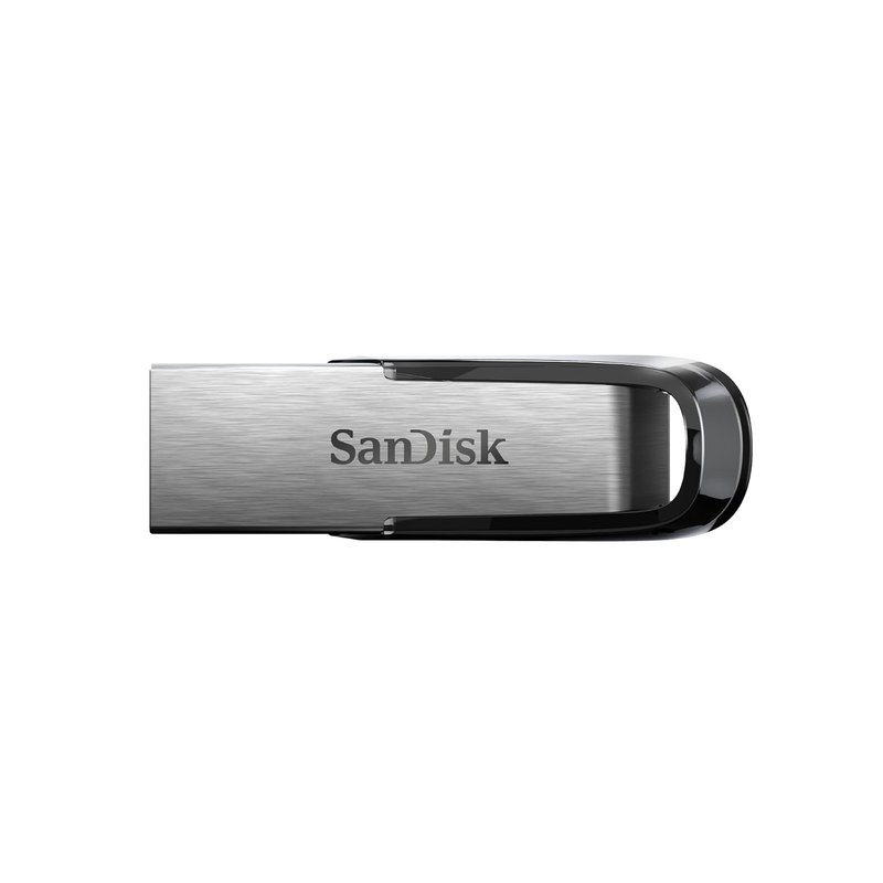 SANDISK Ultra Flair USB Type-A Flash Drive 256GB (USB 3.0 memory stick with transfer speeds up to 150MB/s, Password protection, Durable, Sleek Metal Casing) Silver/Black