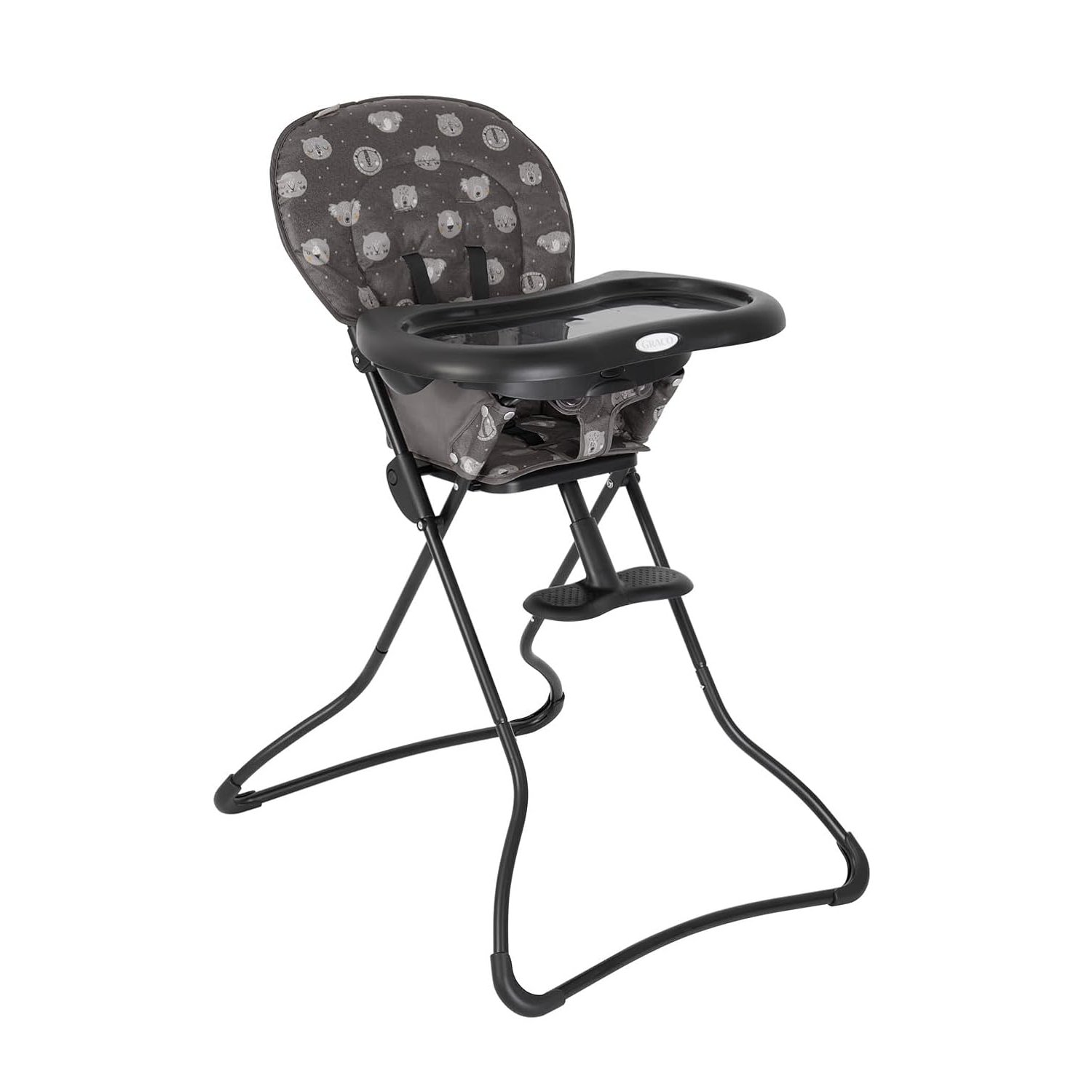 Graco Snack N' Stow Highchair with Compact fold, Lightweight at only 5.4kg and freestanding fold, Sleepy Heads Fashion