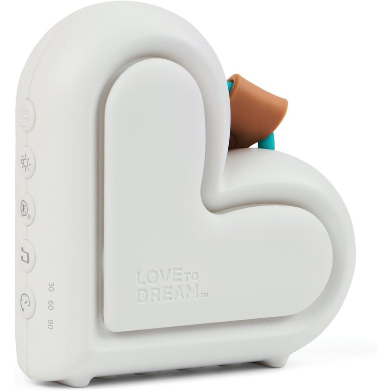 Love To Dream™ Portable Baby Sleep Machine - Sleeping & Relaxing Sound Therapy, 9 Soothing Infant Sounds, White Noises & Lullabies with Night Light, Compact Design, Adjustable Volume & Cry Detection