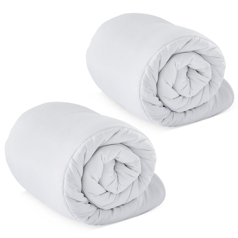 Imperial Rooms Single Duvet 13.5 Tog (2 Pack) Anti Allergy Winter Duvet Single Hollowfibre Filling Quilt Soft Premium UK Made Duvets