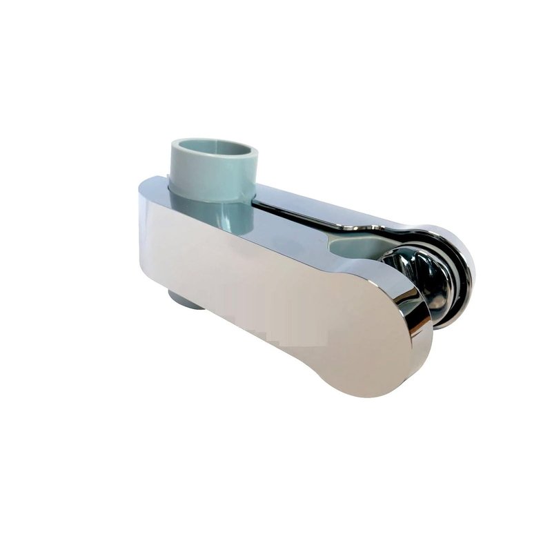 Aqualisa Pinch Grip sliding handset holder - 25mm - Chrome/Grey