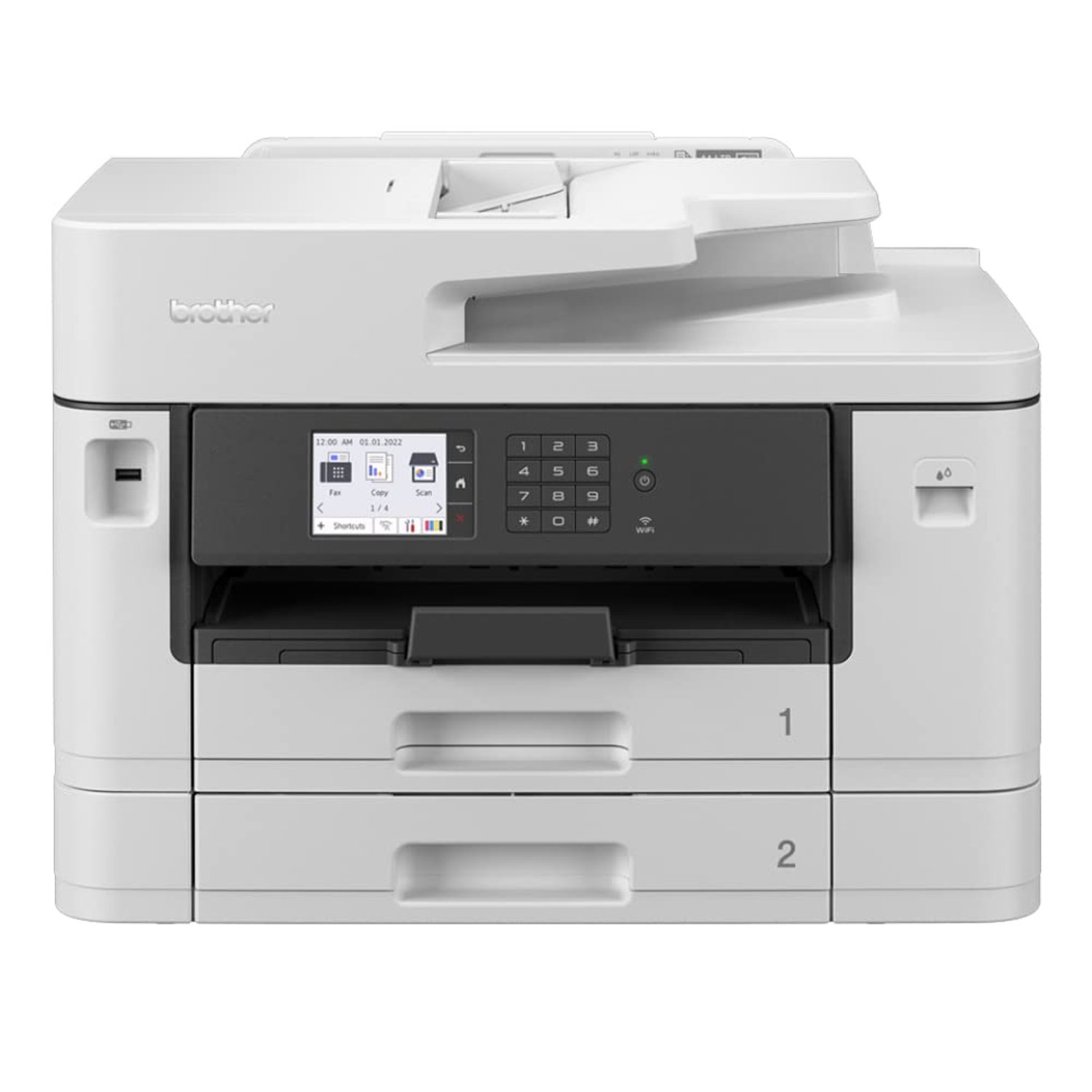 Brother MFC-J5740DW Wireless Colour Inkjet Printer |A4 4-in-1 (Print/Copy/Scan/Fax) | Wi-Fi/USB/NFC | A3 Print |8.8cm LCD Screen, UK Plug