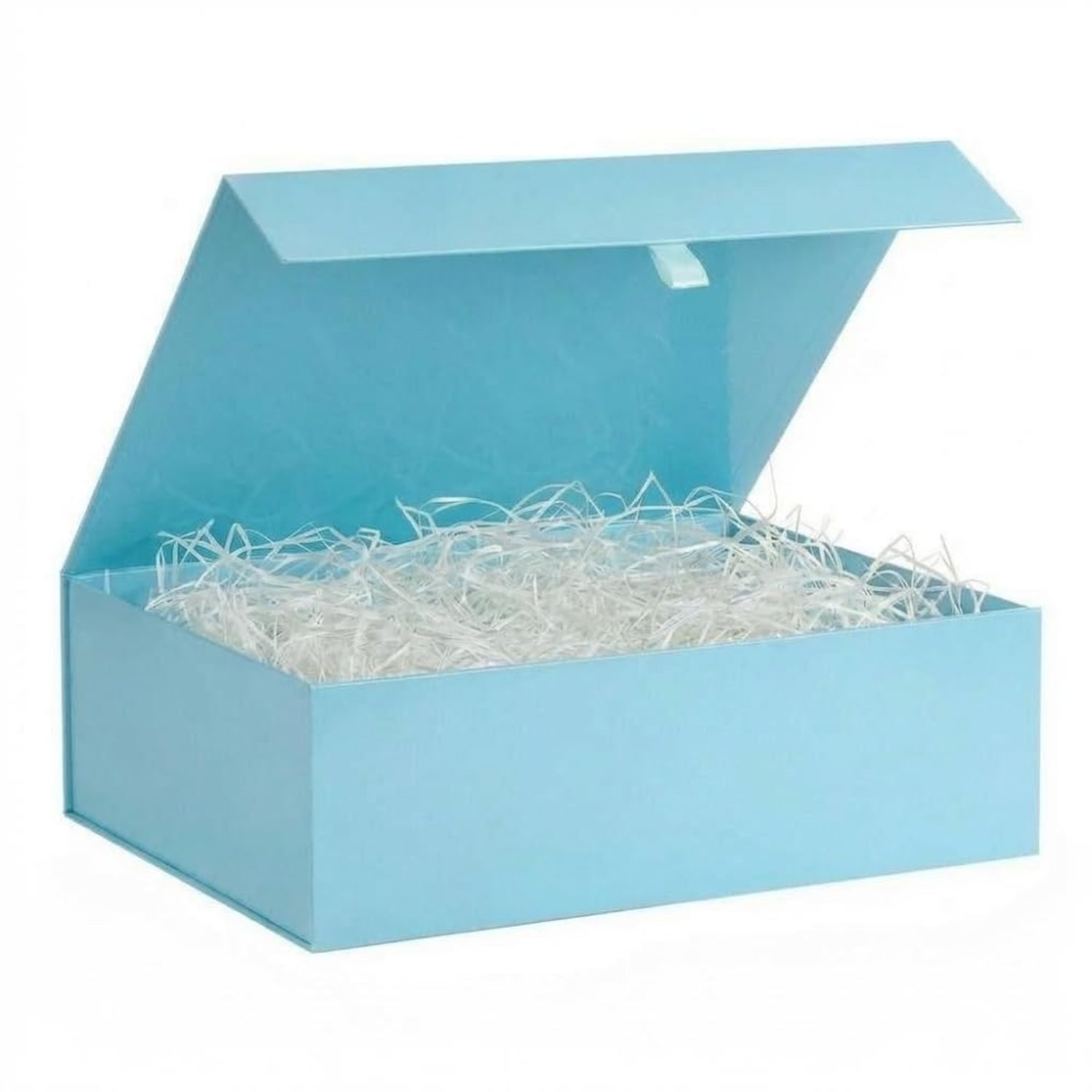 Blue Extra Large Gift Box 1Pcs 42x33x13.5 cm,Luxury Birthday Gift Box for Presents with Magnetic Lid Ribbon Tab,for Christmas Valentine's Day Wedding Gift Packaging,Includes Cards,Envelopes Filler