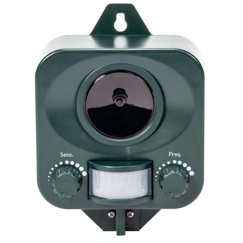 Pestbye® Waterproof Ultrasonic Repellent Cat Repeller and Scarer with Ground Stake (Battery Powered)