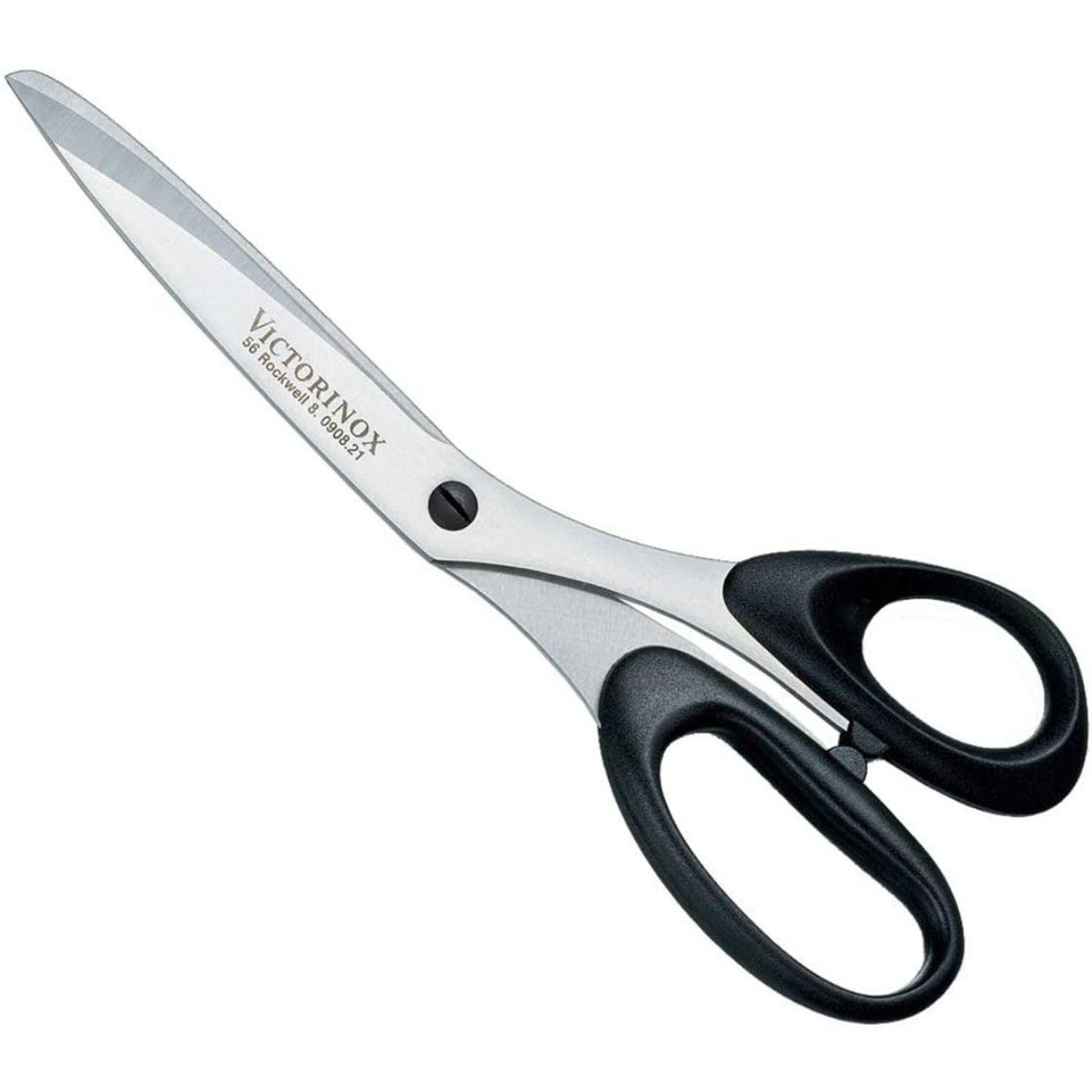 Victorinox Profi Household and Professional Scissors, Extra Sharp Blade, 21 cm, Robust Plastic Handle, Stainless Steel, Black