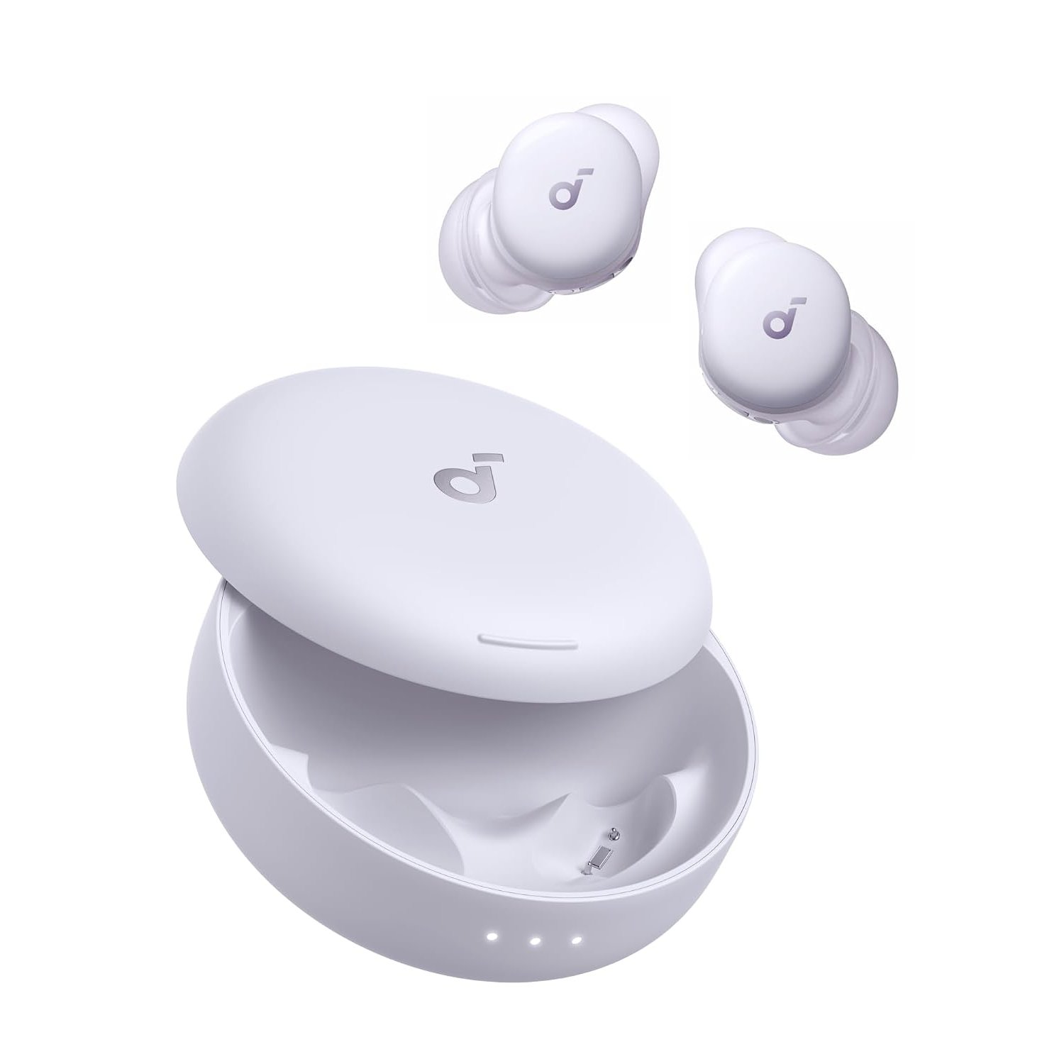 soundcore Sleep A30 by Anker, Sleep Earbuds, Active Noise Cancellation, Passive Noise Cancellation, Adaptive Snore Masking, Extensive Sleep Audio Library, Comfortable for Side Sleepers, 10H Battery