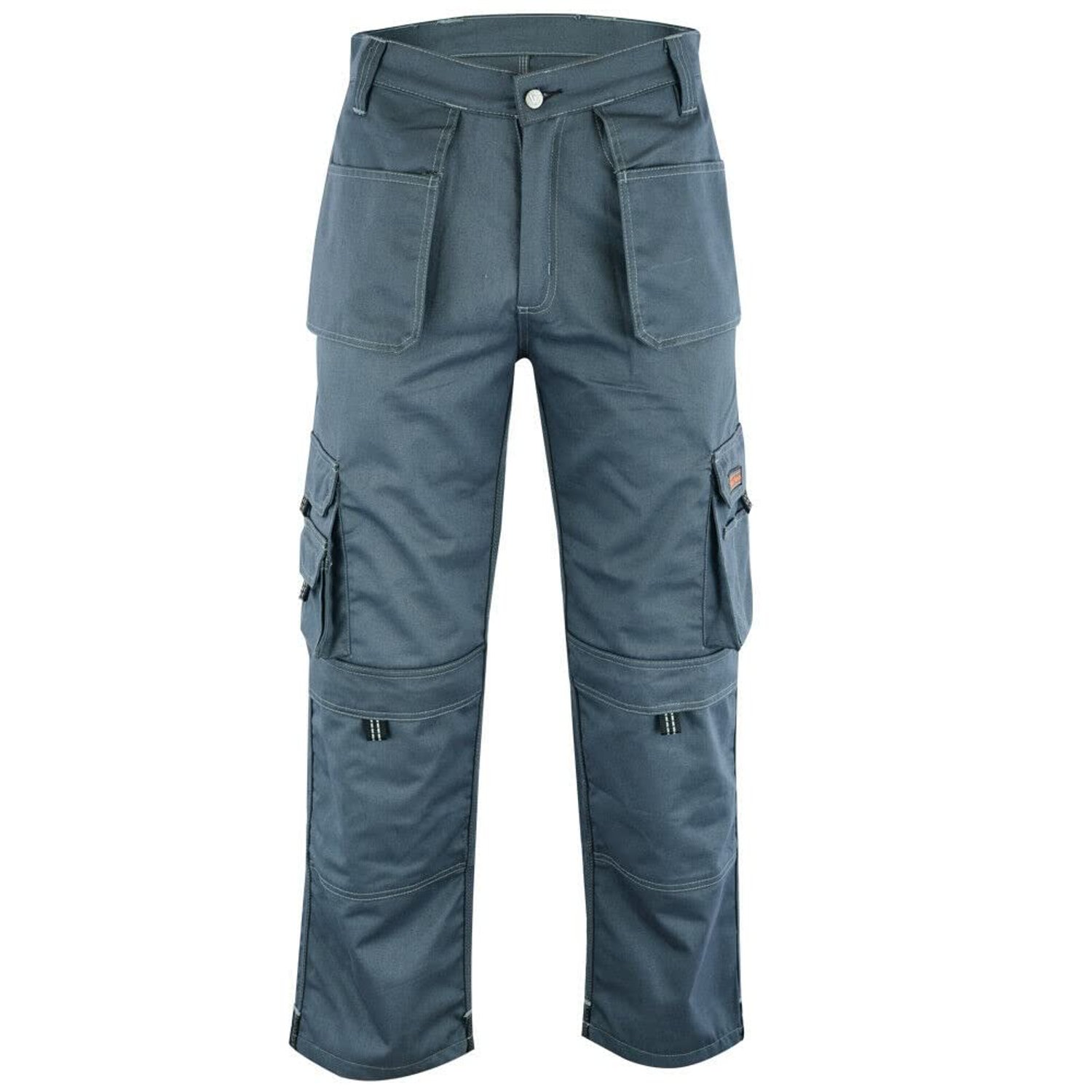 Wright Wears Men PRO-11 Work Trouser Heavy Duty Multi Pockets Safety Cargo Combat Pants, Grey, 32W / 31L