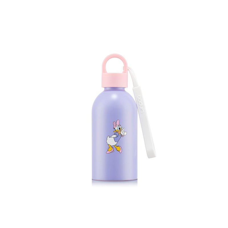 Bodum MELIOR Vacuum double wall water bottle, 0.3 L, Disney-Daisy, lilac/pink