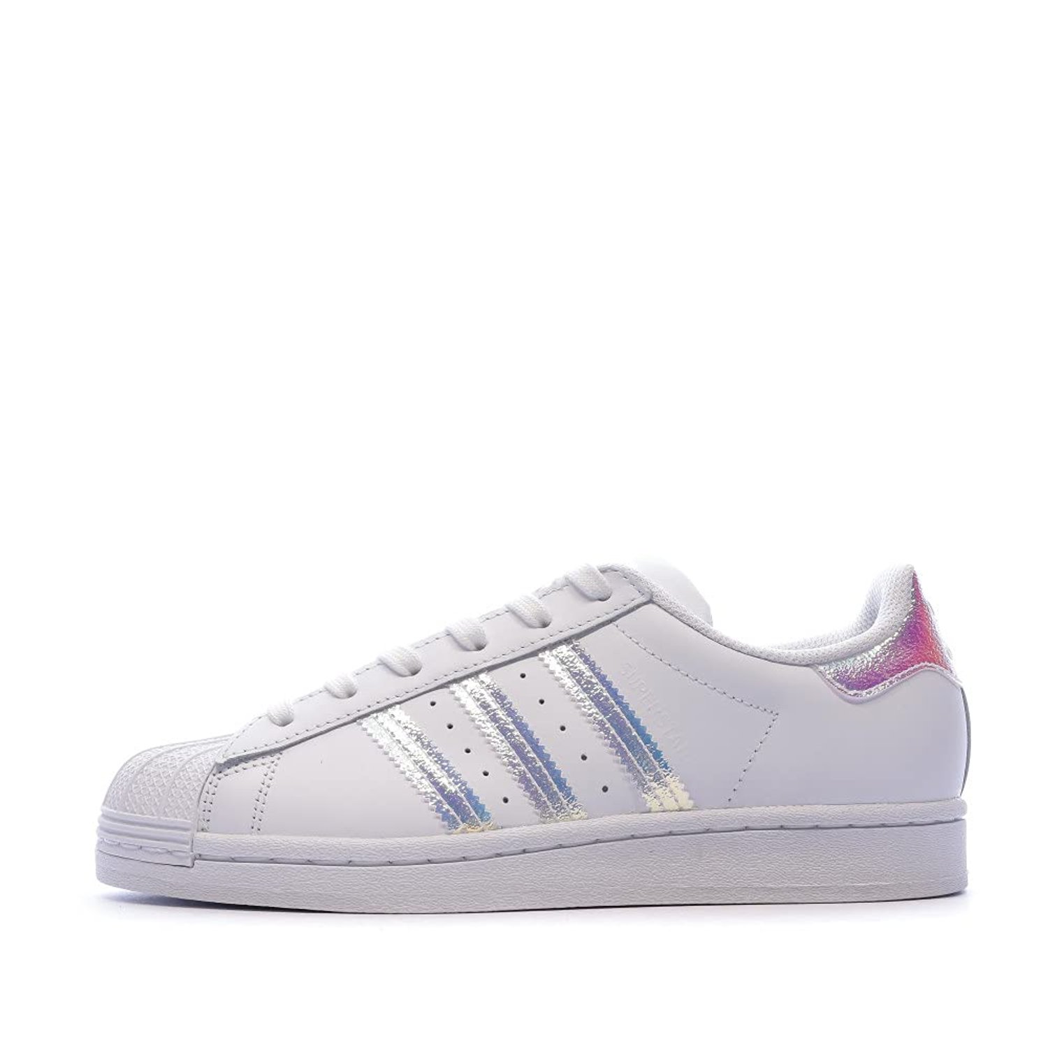 adidas Unisex Kids Superstar Sneaker, Footwear White Footwear White Footwear Silver, 5.5 UK