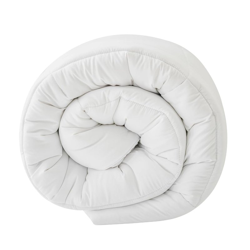 Good Nite Single Duvet 15Tog Duvet for Spring Summer Autumn Winter Quilt Polyester Hollowfibre with Corner Ties (Single 135×200cm)