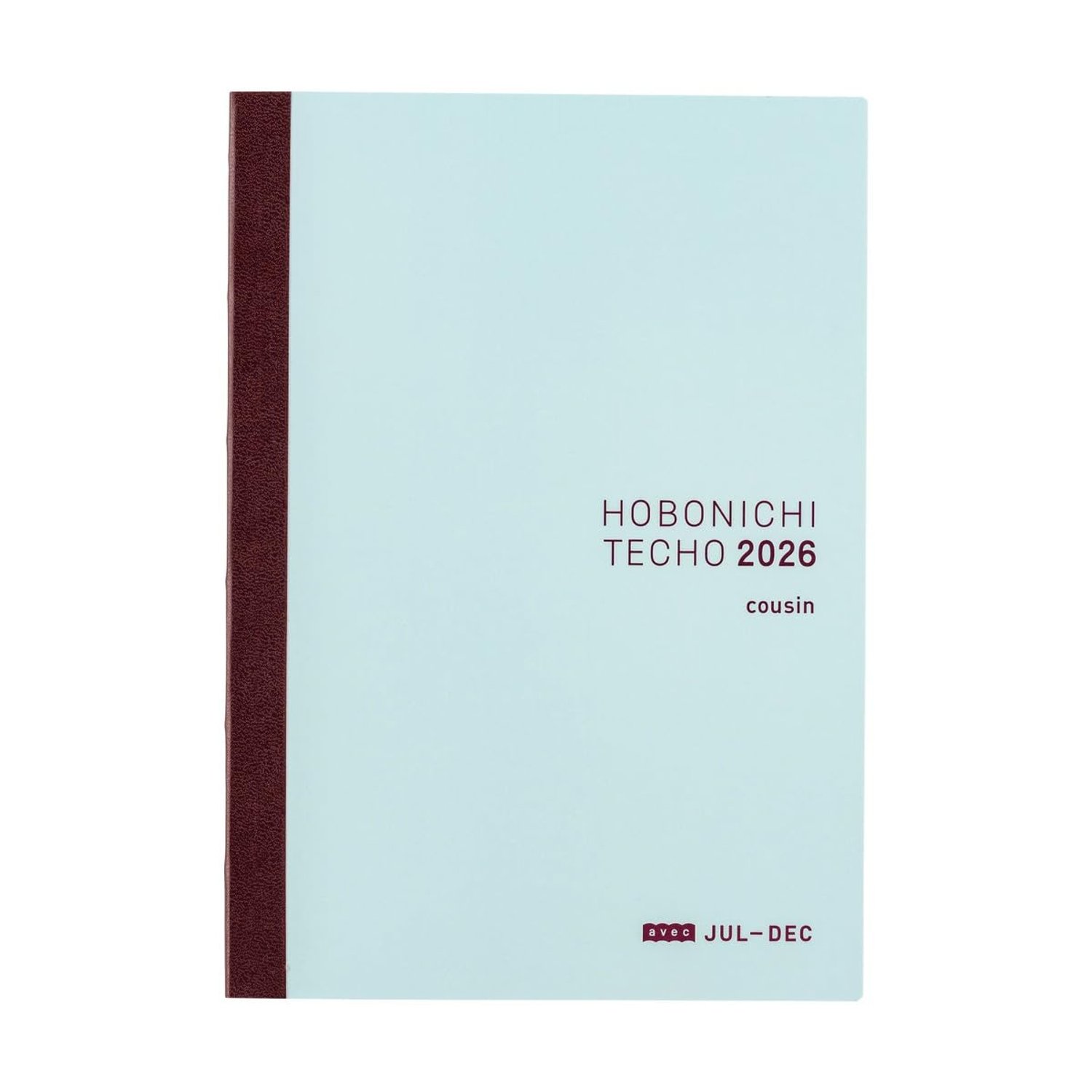 Hobonichi Techo 2026 Cousin Avec Book – A5, Japanese, Daily, 6-month only, July Start, Monday Start, Planner