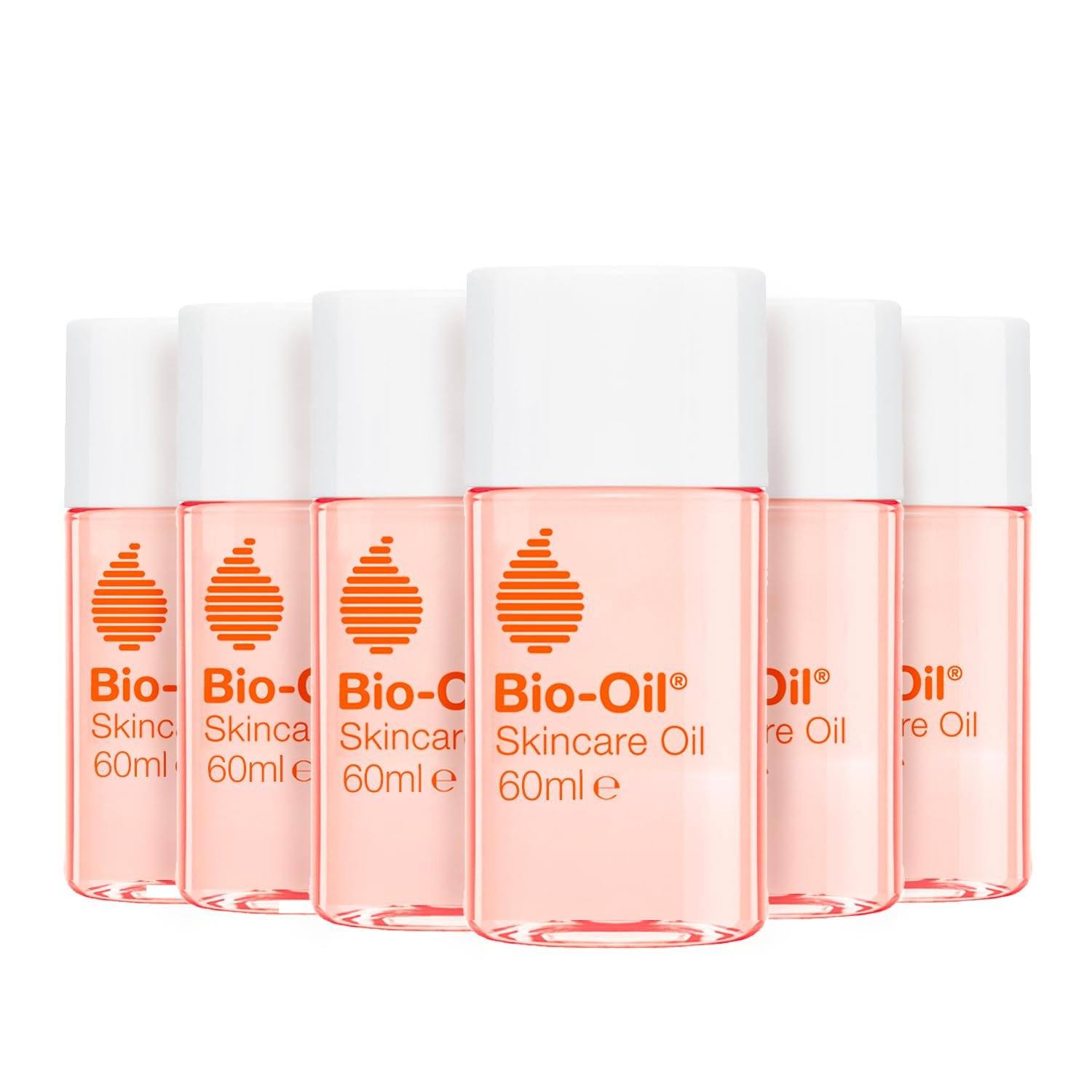 Bio Oil Body Skin Care Oil (60ml) - Firming Skincare That Reduces Appearance Of Stretch Marks & Scars - With Vitamin E & Vitamin A (Pack of 6)