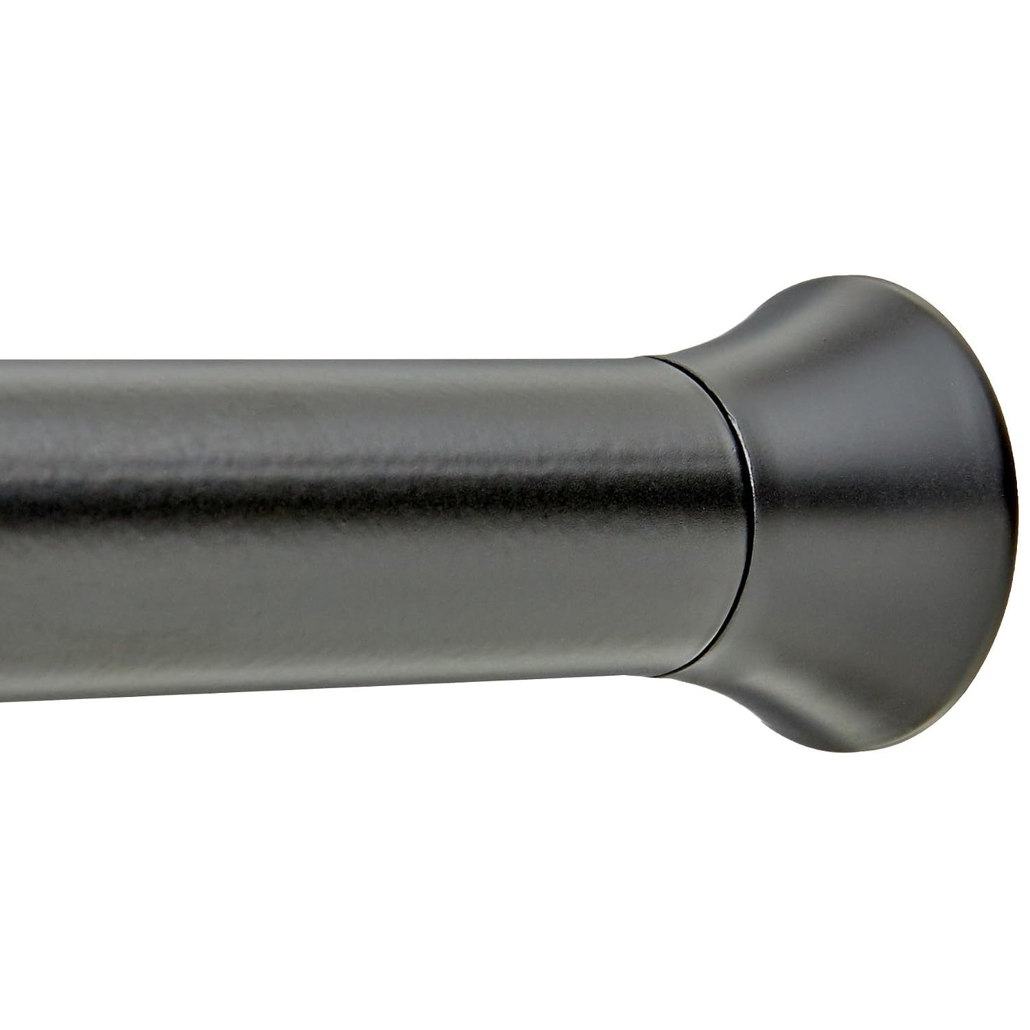 Amazon Basics Extendable Shower Curtain Pole, 198 to 274 cm, Black
