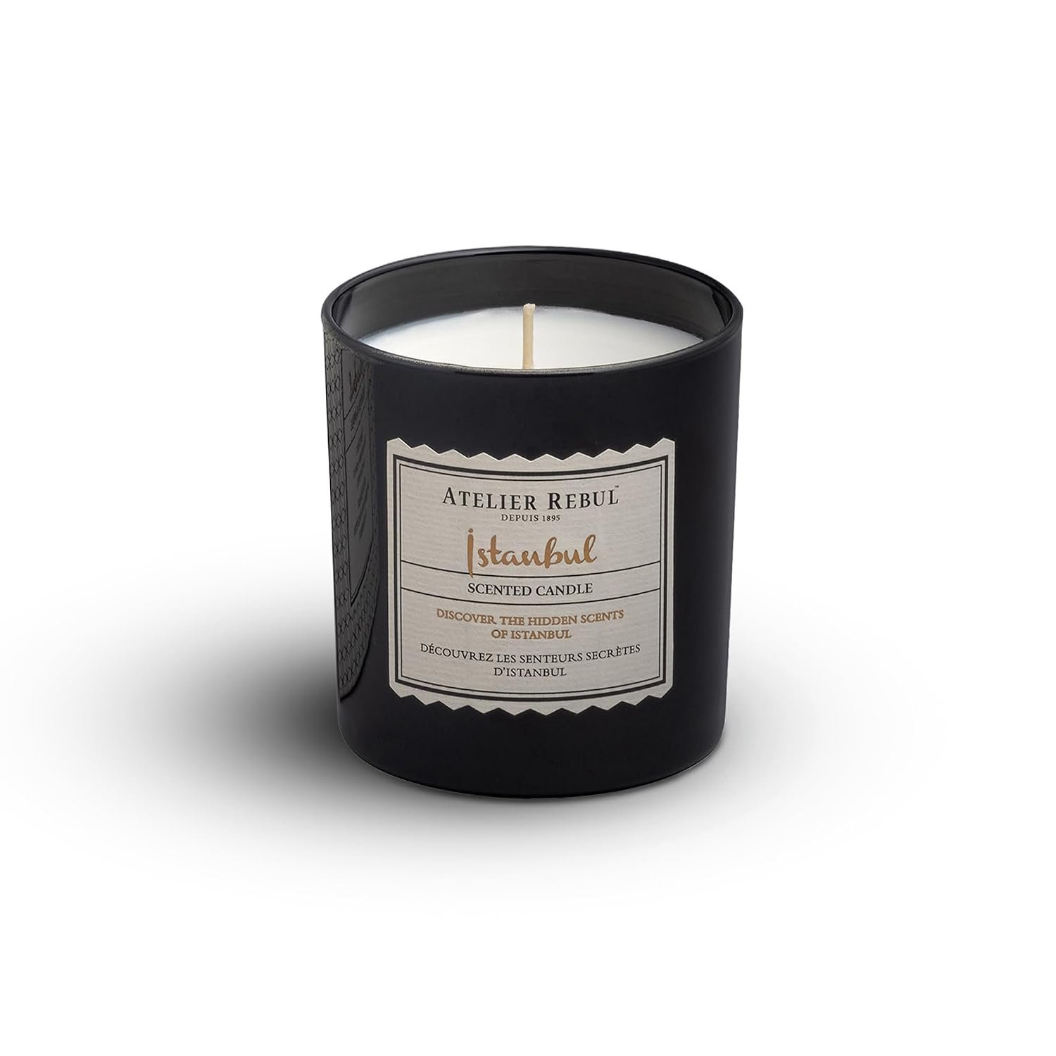 Atelier Rebul Istanbul Scented Candle – Luxurious Soy Wax Candle with Rich Spicy Cinnamon & Clove Aroma – 210g Long Burning Scented Candles Gifts for Women