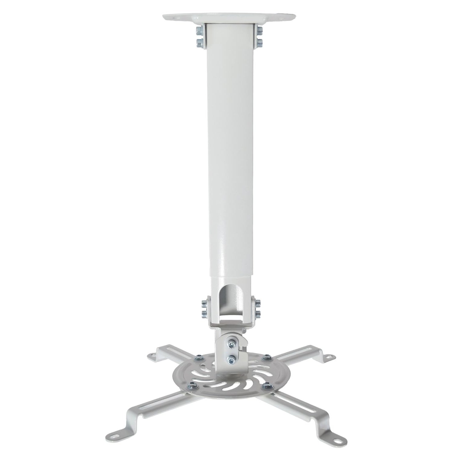 VIVO Universal Extending Ceiling Projector Mount, Height Adjustable Projection, White, MOUNT-VP02W