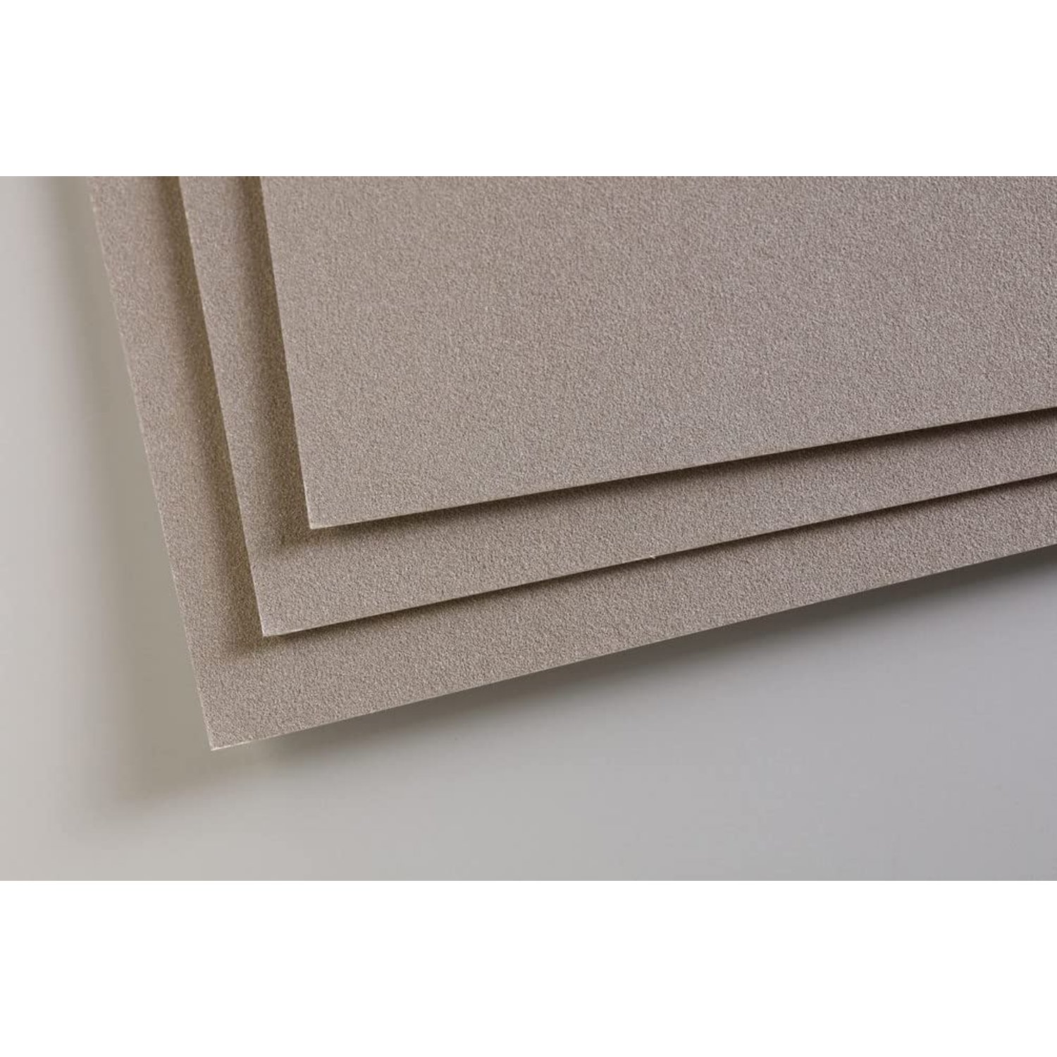 Clairefontaine 696019C - One Pastelmat Paper Pack - 5 Sheets Special Card for Dry Pastels - Dimensions: A3 29.7x42 cm 360g - Dark Grey - Ideal for Pastels