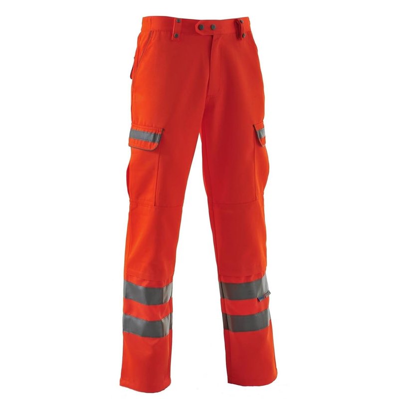 Pulsarail Combat Trouser, 34" Waist Regular Leg, Hi-Viz Orange