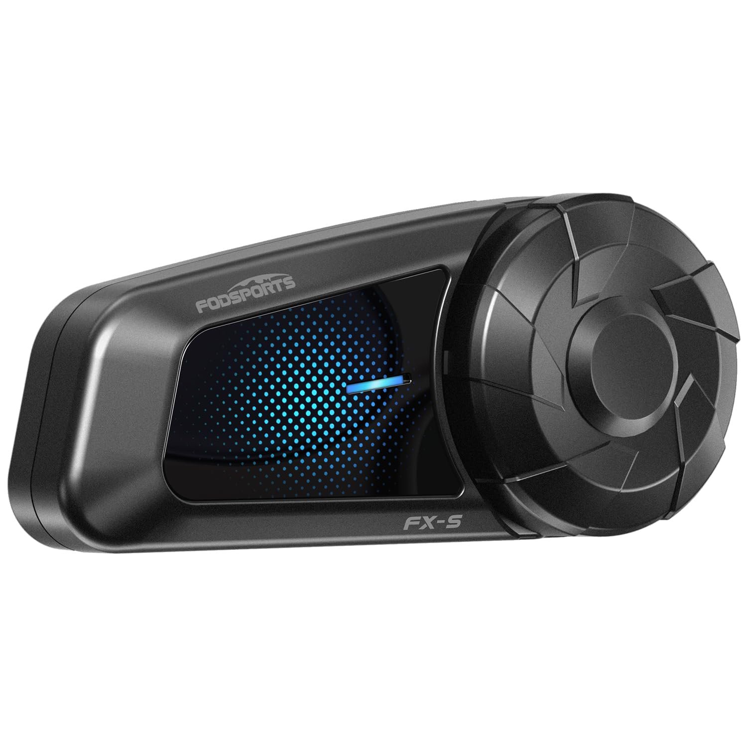 Fodsports FX-S Motorcycle Bluetooth Headset,2-Way Motorcycle Intercom,Bluetooth5.4 Motorbike Headset,Triple Noise Cancellation Helmet Communication System,Stereo Music,Voice Assistant, Waterproof