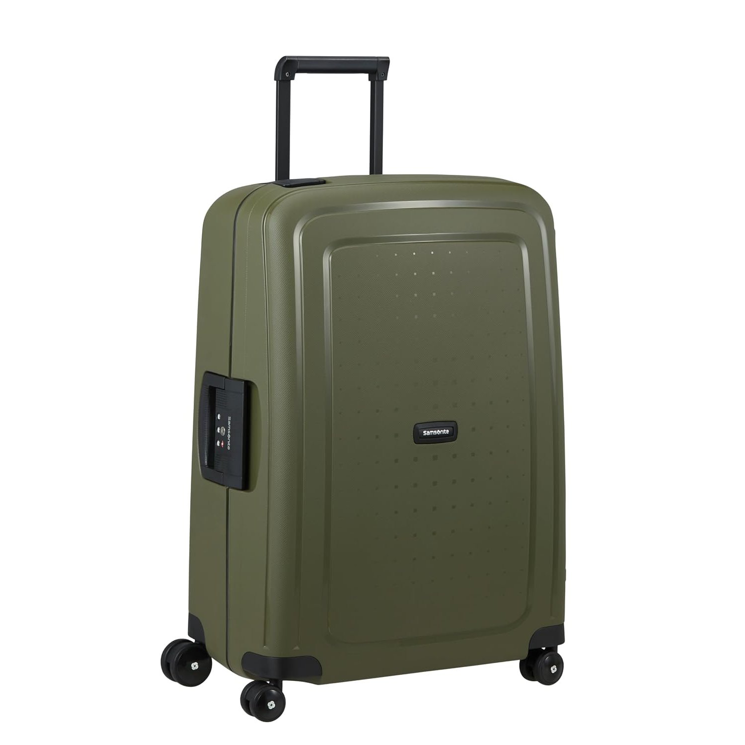 Samsonite S'Cure - Spinner M, Suitcase, M (69 cm), 79 L, Green (Olive)