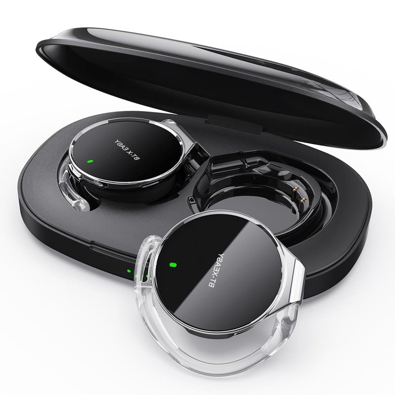 On Ear Headphones Bluetooth 5.4, Noise Cancelling Open Ear Headphones Wireless, Water-Drop Shaped Clip On Sport Headset Bluetooth with 4 Microphone, Comfort Fit Earphones with Long Battery Life