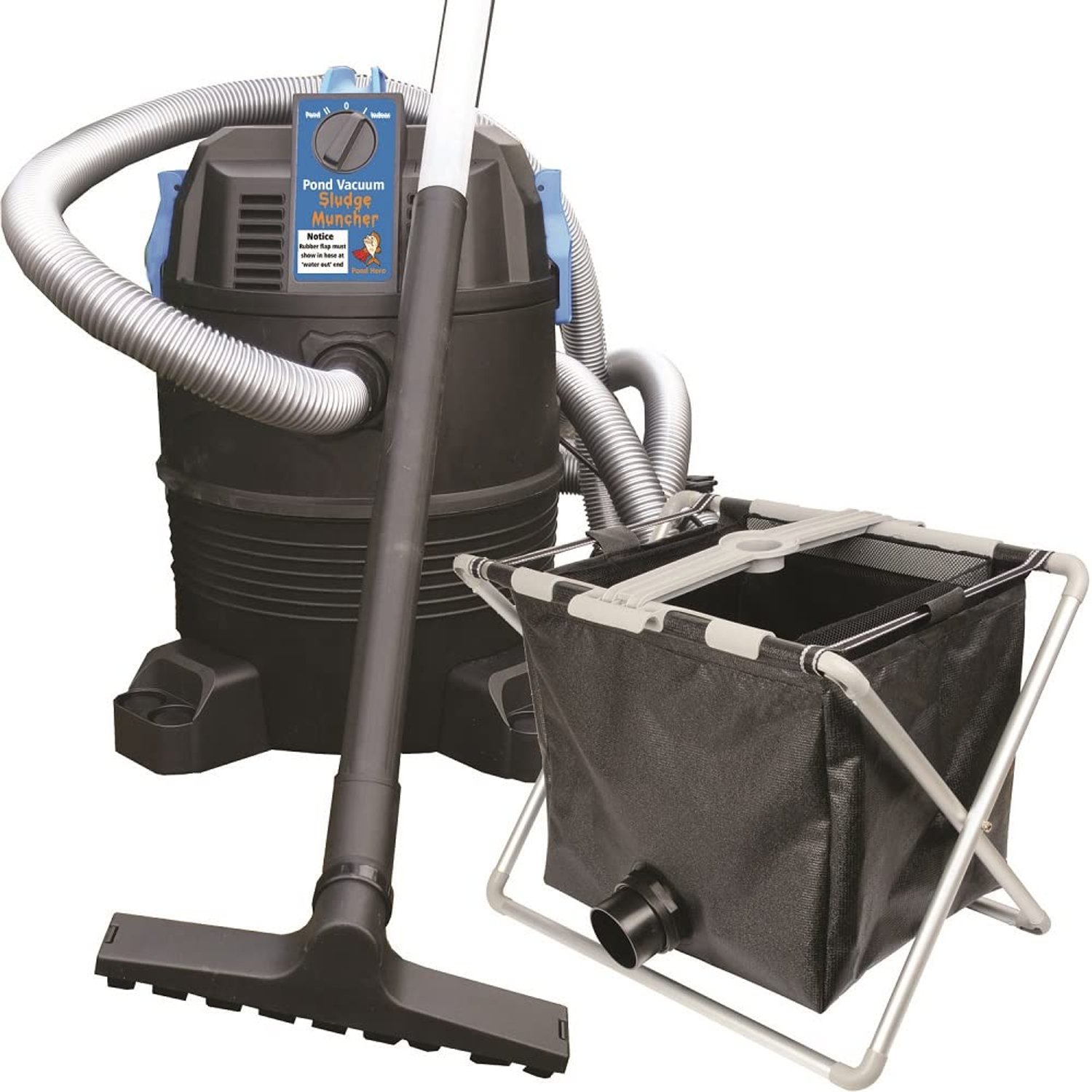 PondHero Sludge Muncher Pond Vacuum & Discharge Basket, 61 x 37 x 36.8 cm; 9.54 Kilograms