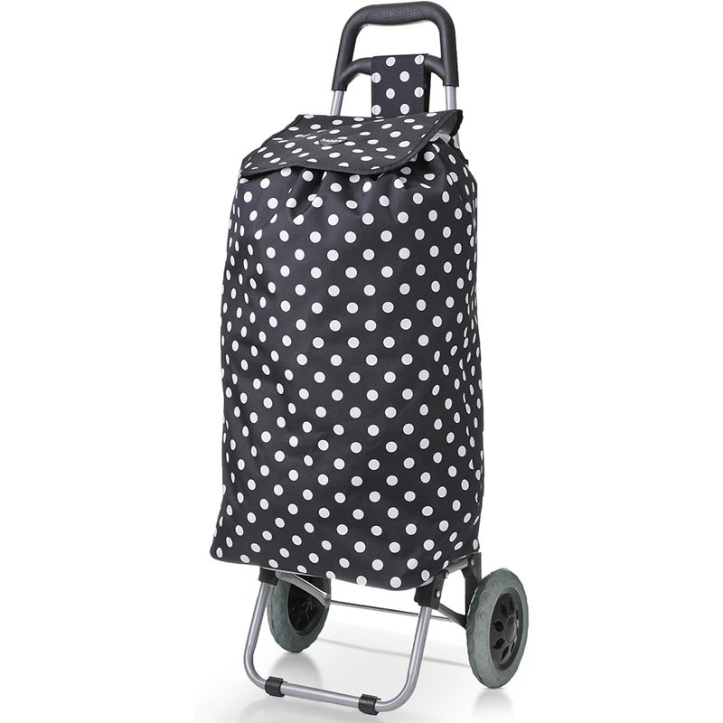 Hoppa 57Ltr Lightweight Shopping Trolley 2024 model, Hard Wearing & Foldaway Push/Pull Cart for Easy Storage With 1 Year Guarantee