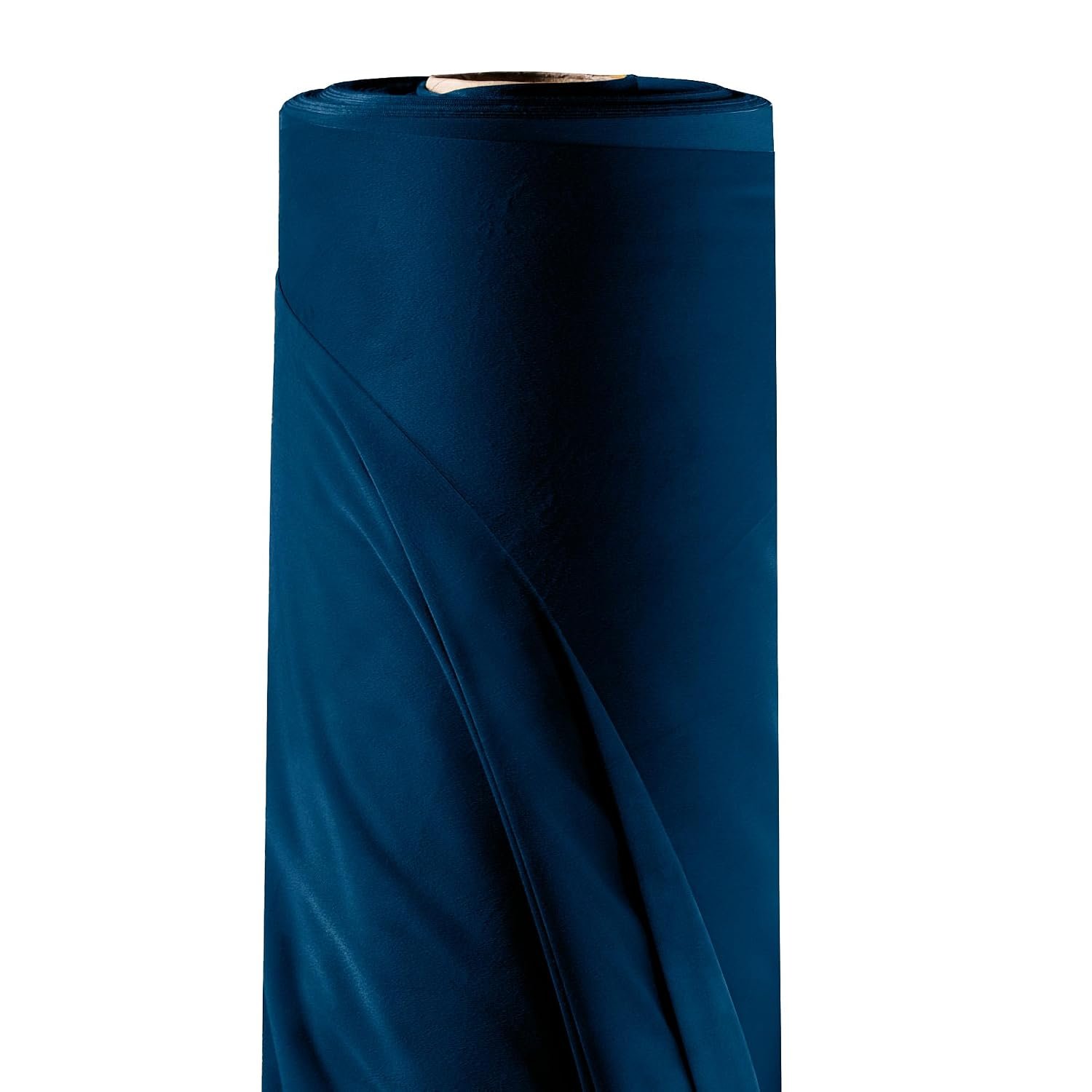 Filumi Velvet Fabric 118Inch (300cm) Wide Dark Blue 3m Length by The metre for Sewing for Dressmaking Material for Curtains Blinds Garments Cushions Upholstery Furniture Covers