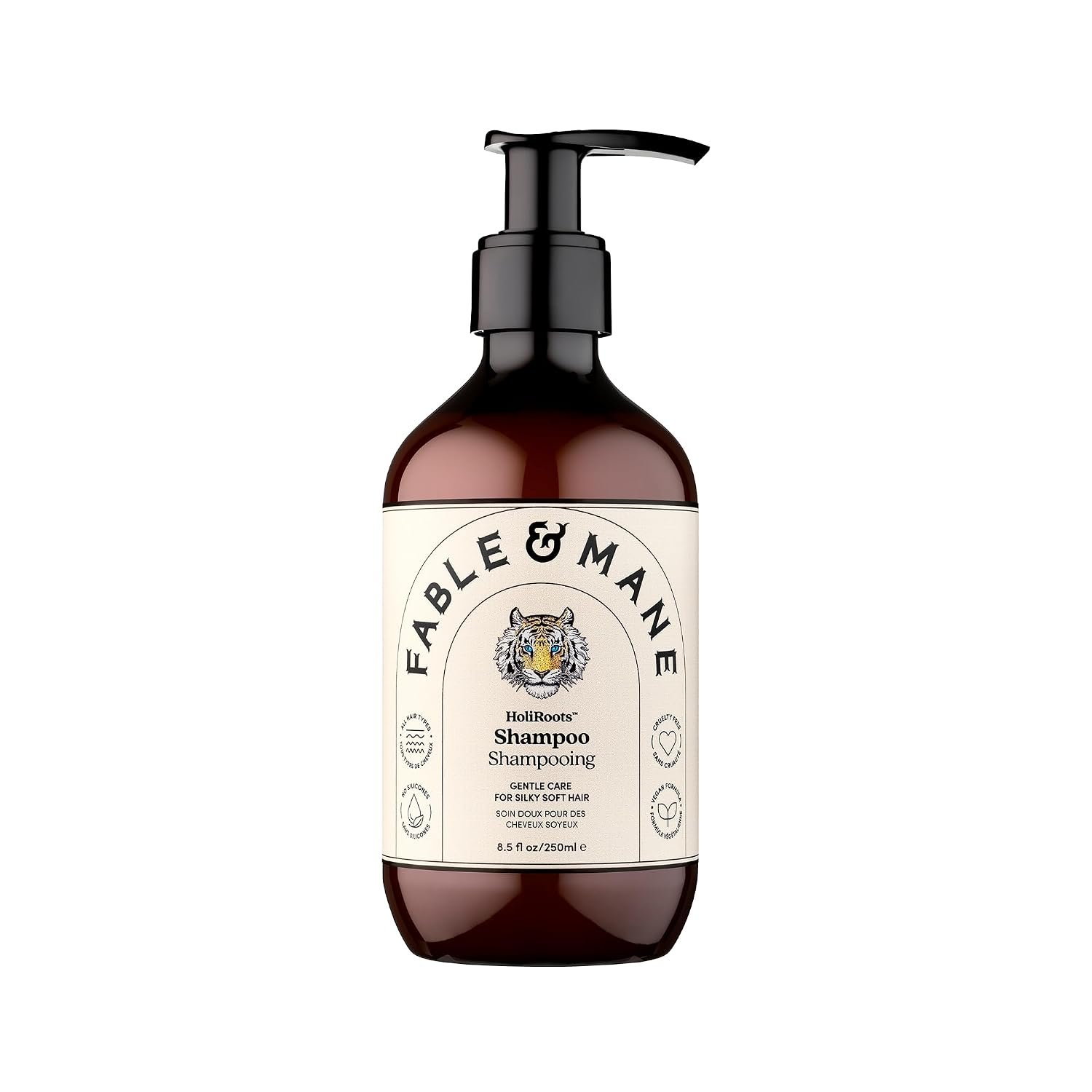 Fable & Mane Hydrating Shampoo, Moisturises and Cleanses Dry, Damaged Hair with Aloe Vera and Coconut Oil. For Medium to Thick Hair Types (250ml)