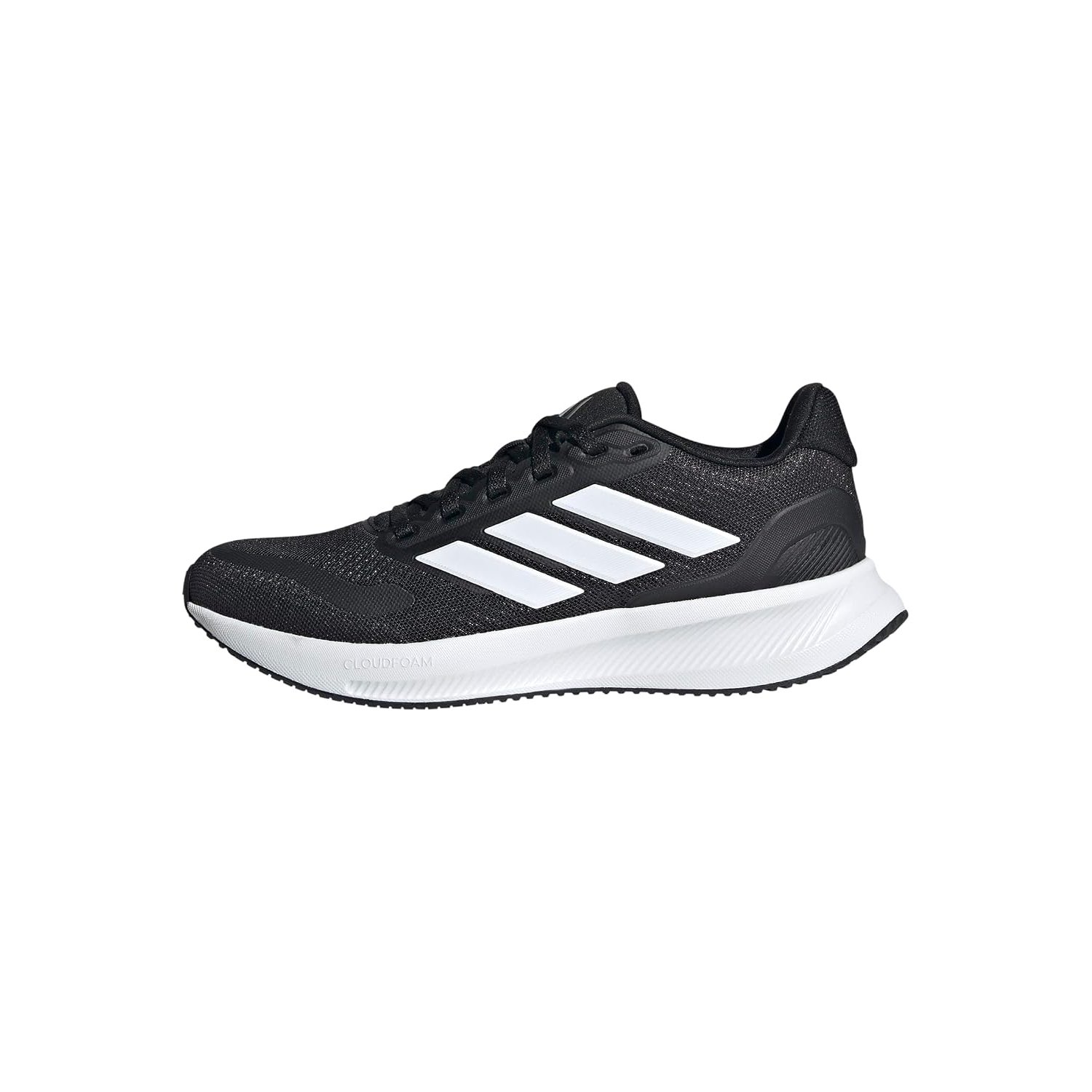 adidas Unisex Children's Runfalcon 5 EL C Trainers, Black / white / black, 19.5 EU