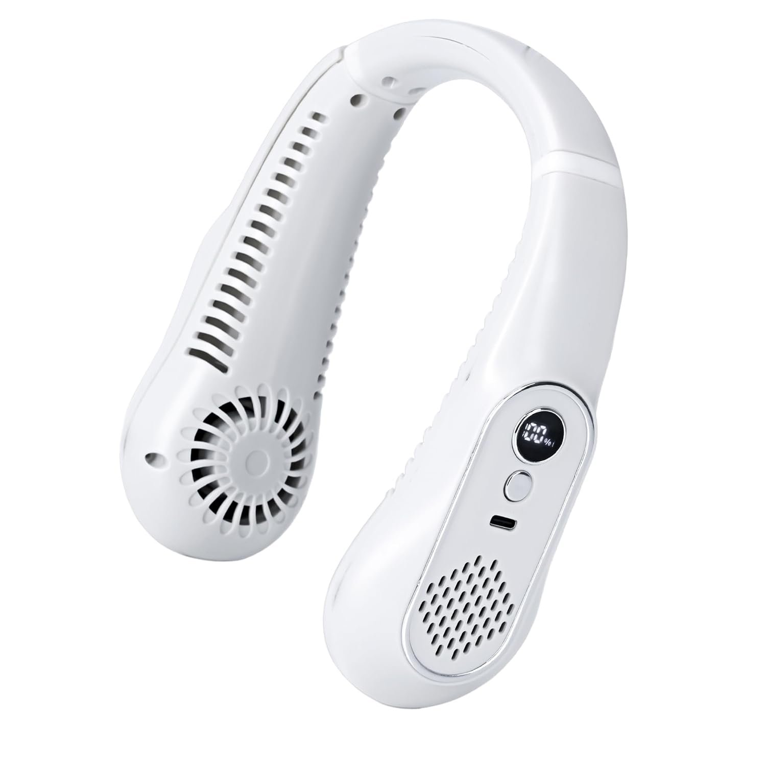 Status Neck Fan, Holiday Essentials, Quiet Wearable Personal Fan, Personal Hand Free Cooling Round Neck, for Indoor, Outdoor, Travel, SNECKFAN36001PB6