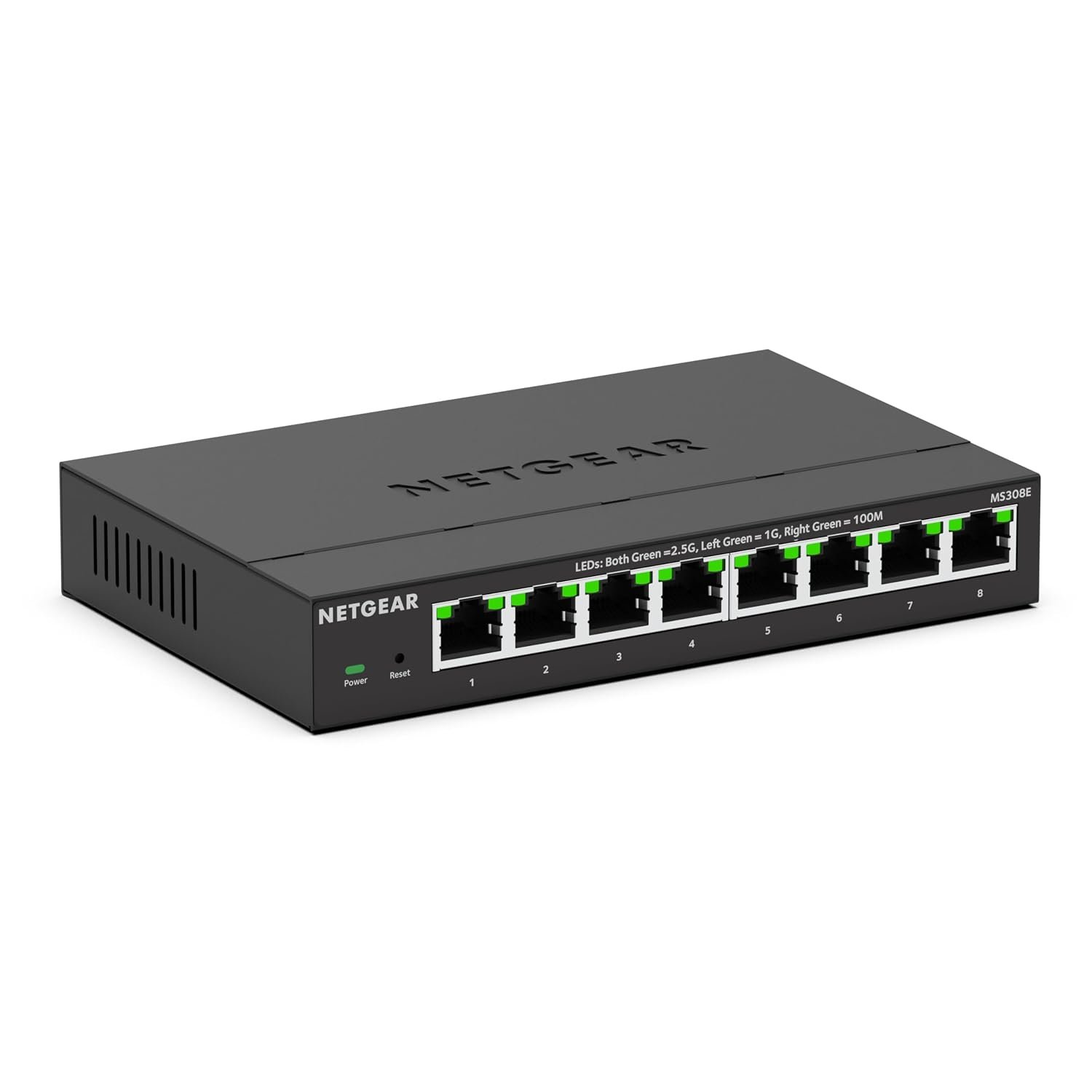 NETGEAR 8 Port Multi Gigabit 2.5GB Switch (MS308E) | Managed Network Switch | 5x 100MB/1GB/2.5GB | Desktop or Wall Mount