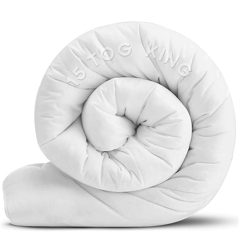 Hafaa King Size Duvet 15 Tog Anti Allergy Duvets Hollowfibre Filling Thick and Warm Duvet King Size - UK Made