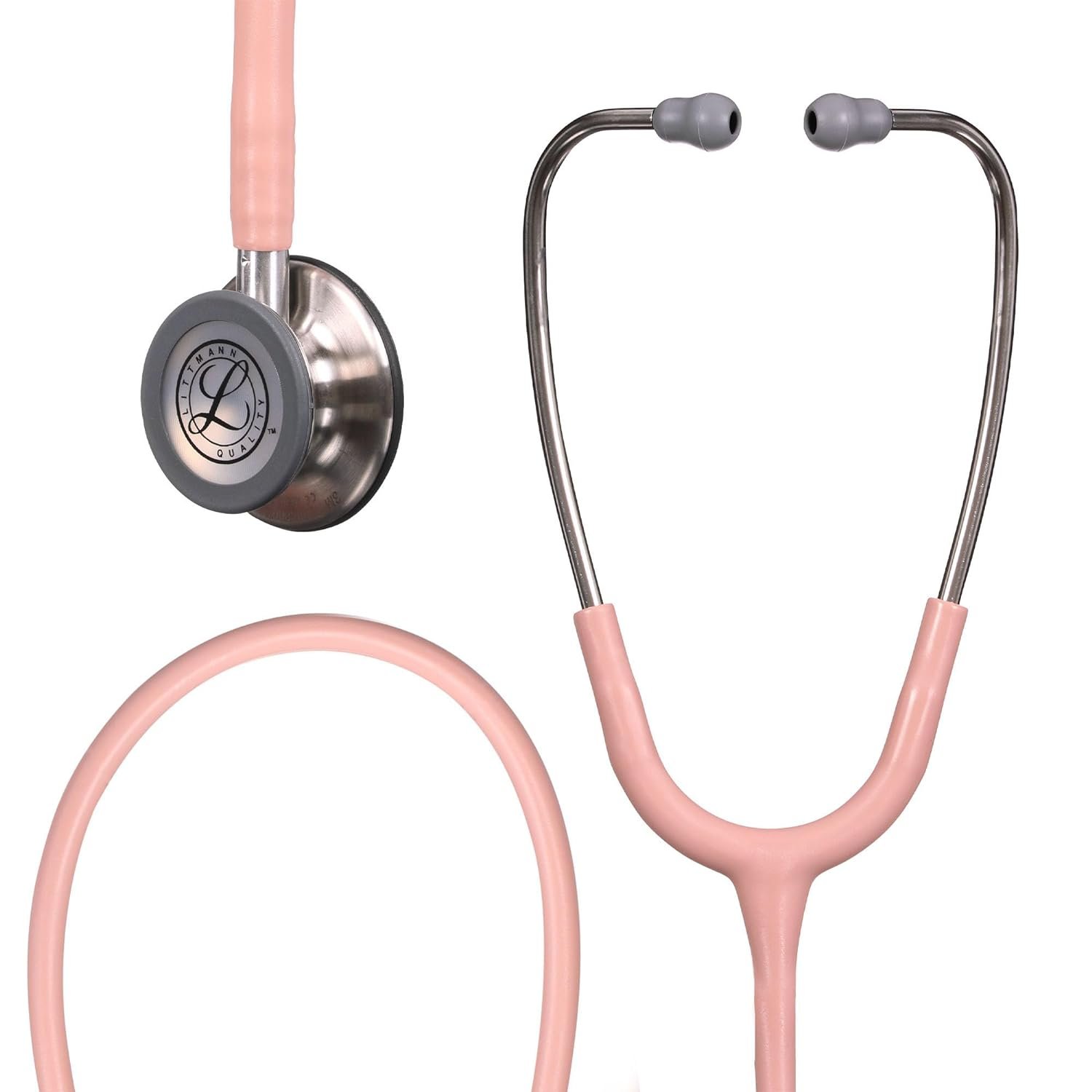 Littmann Classic III Stethoscope, 5910C, Satin Finish Champagne Rose Tube