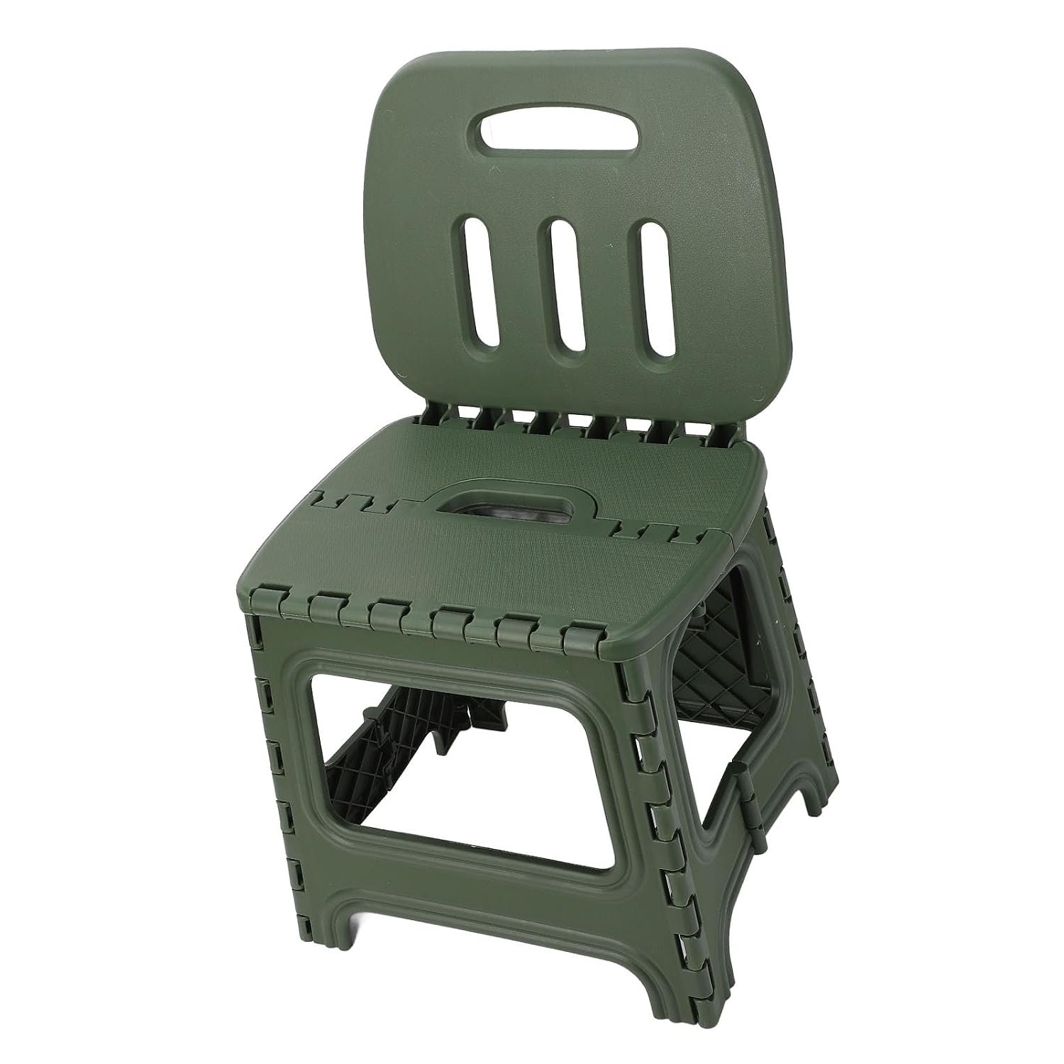 WINH Folding Stool, Stable Structure Folding Step Stool for Camping (Large Size)