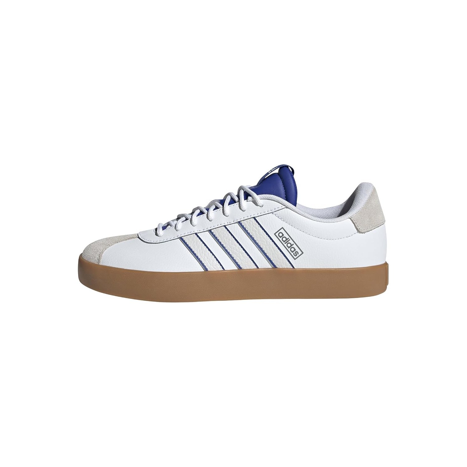 adidas Men's VL Court 3.0 Shoes, White Crystal White Semi Lucid Blue, 9 UK