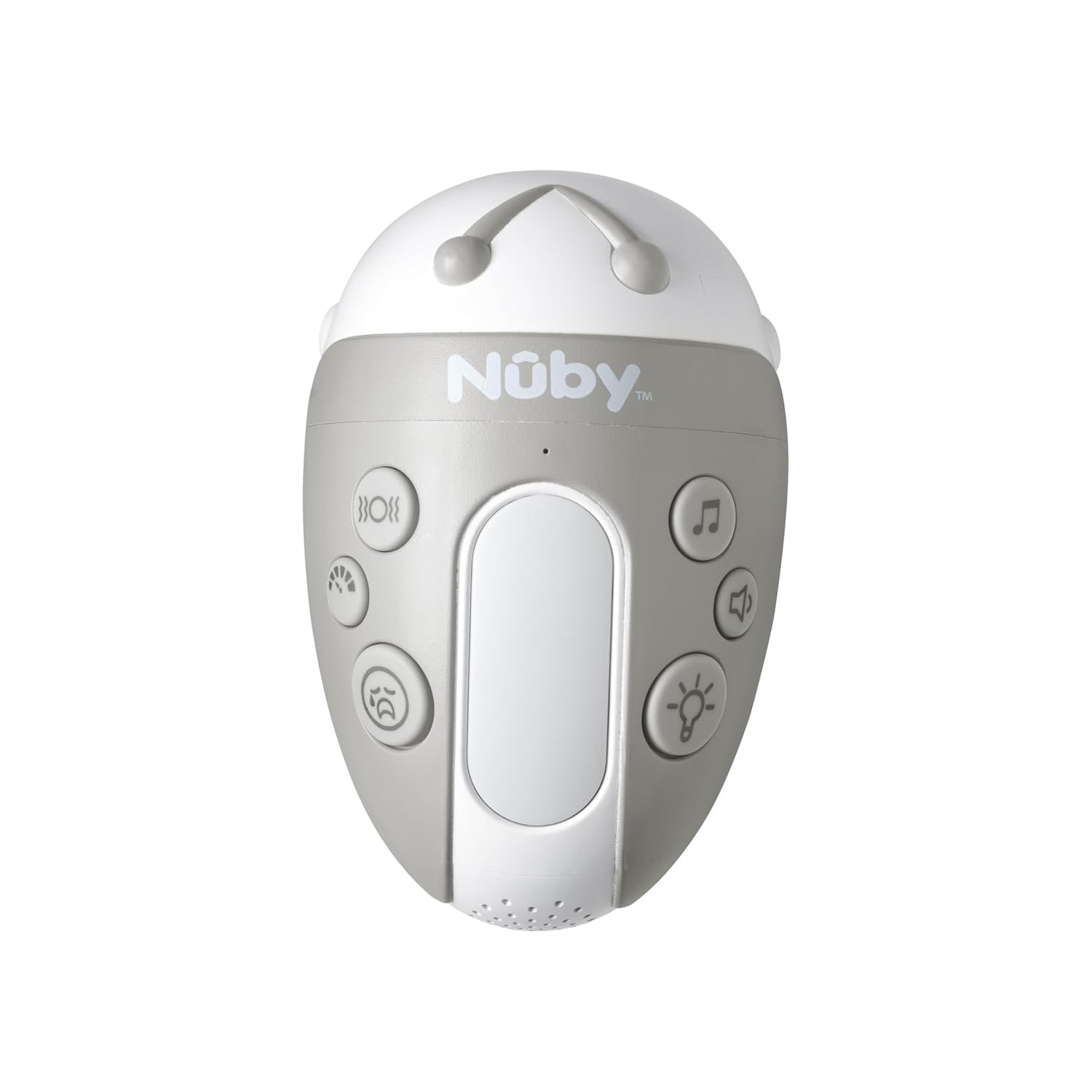 Nuby Jitterbug Pram Rocker - 3 Vibration Levels | 20 Soothing Sounds | Cry Sensor | Universal Fit
