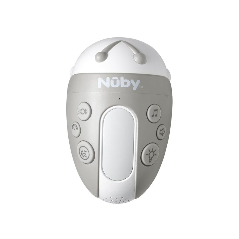 Nuby Jitterbug Pram Rocker - 3 Vibration Levels | 20 Soothing Sounds | Cry Sensor | Universal Fit