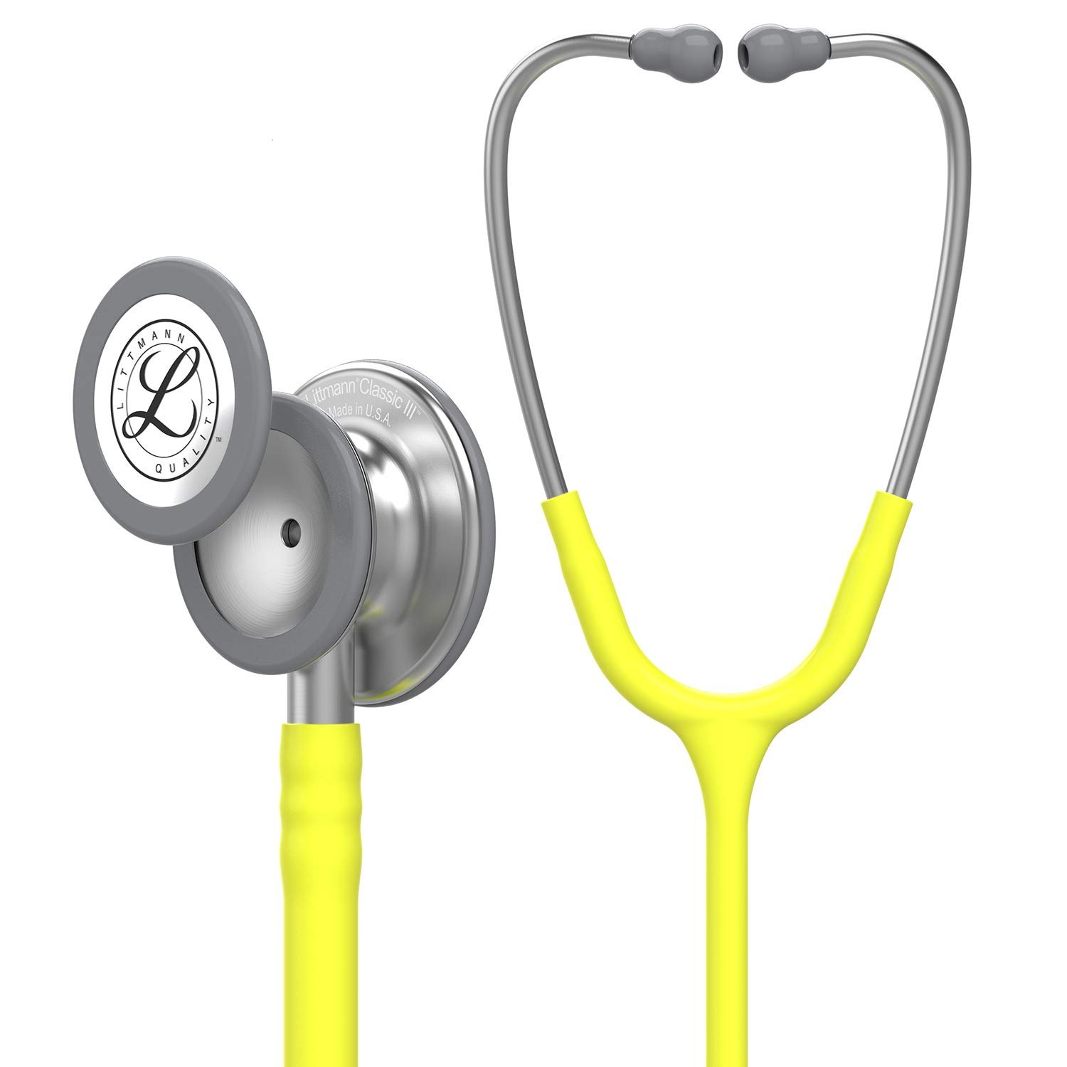 Littmann Classic III Stethoscope, 5839, Lemon Lime Tube