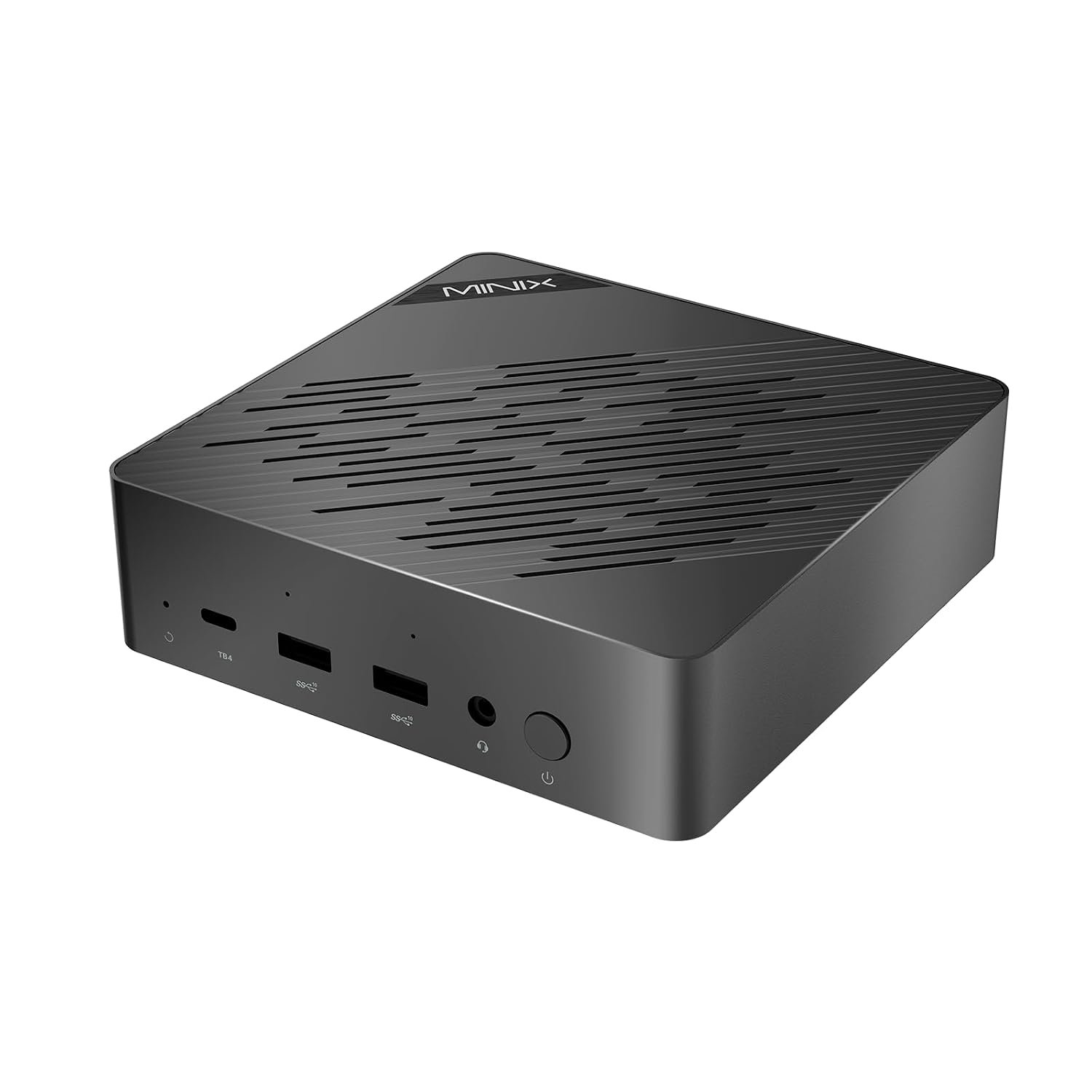 MINIX EU715-AI Mini PC, Intel Core Ultra 7 155H 32GB DDR5 1TB PCIe 4 SSD Mini Desktop Computer/AI Boost/8K/Dual 2.5G/WiFi 6E/Quad Display Windows 11 Pro mini Computers for Gaming Business Office