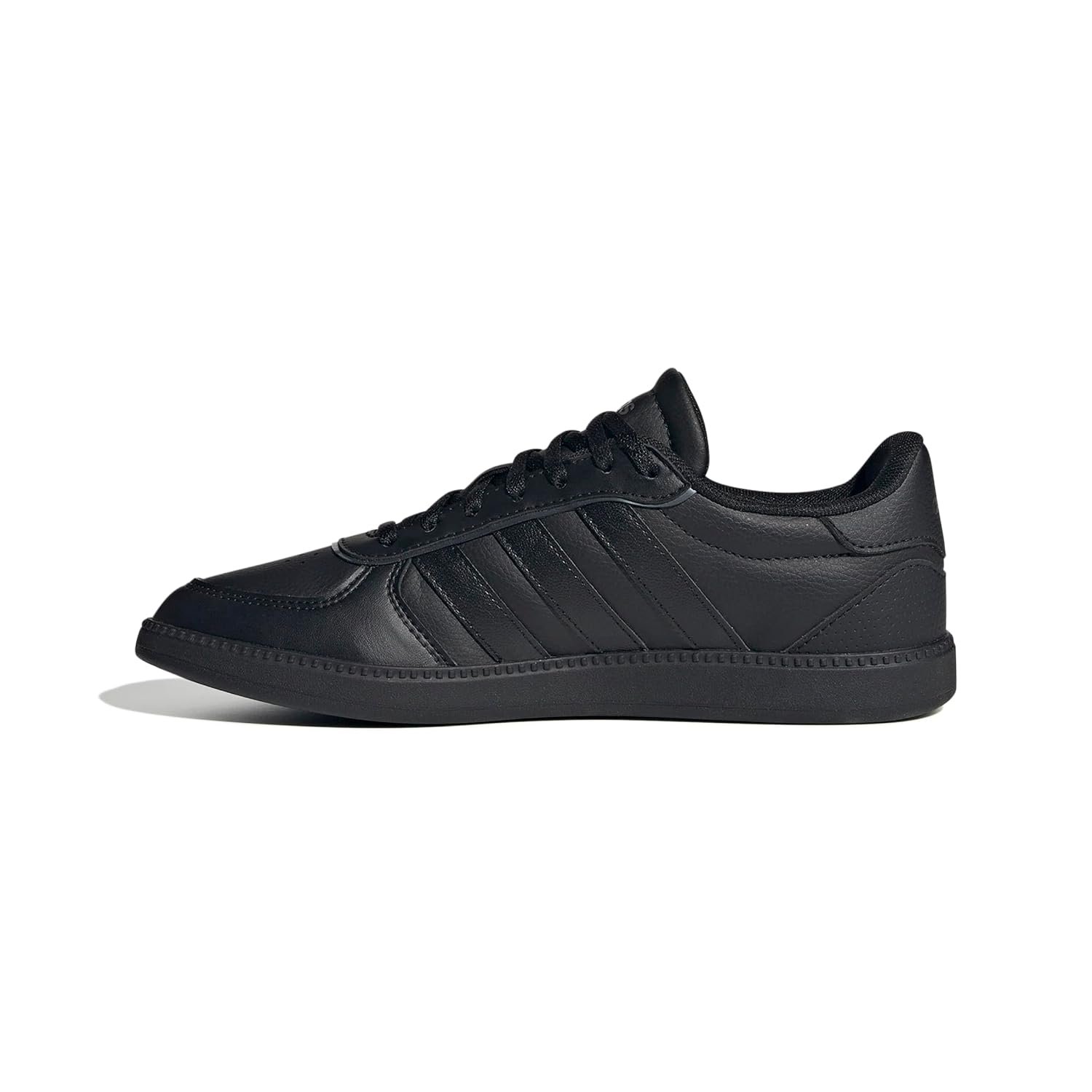 Adidas Women's Breaknet Sleek Sneakers, Black/Cream White, 11
