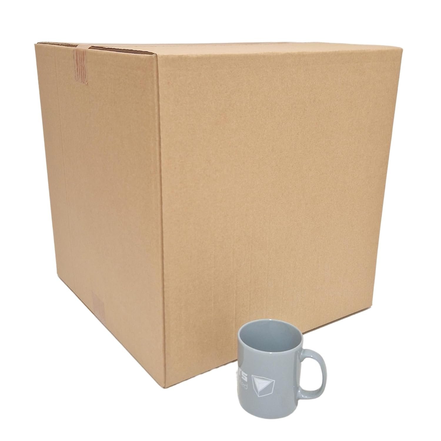 W.E. Roberts Large Postal Strong Double Wall Cardboard Brown Shipping Boxes - Durable Storage and Packing Boxes for Moving Shipping and Organizing (Pack of 15 Boxes) (40.6cm x 40.6cm x 40.6cm)