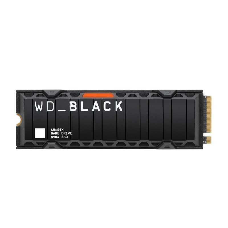 WD Black SN850X 2TB SSD M.2 2280 NVME PCI-E Gen4 Solid State Drive with Heatsink