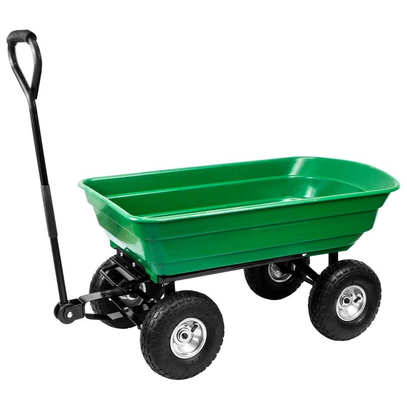 Komodo GARDEN DUMP TROLLEY Tipping Wheelbarrow Tip Truck