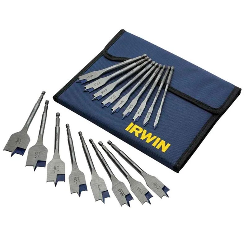 Blue Groove 4X Flat Bit Set, 17 Piece